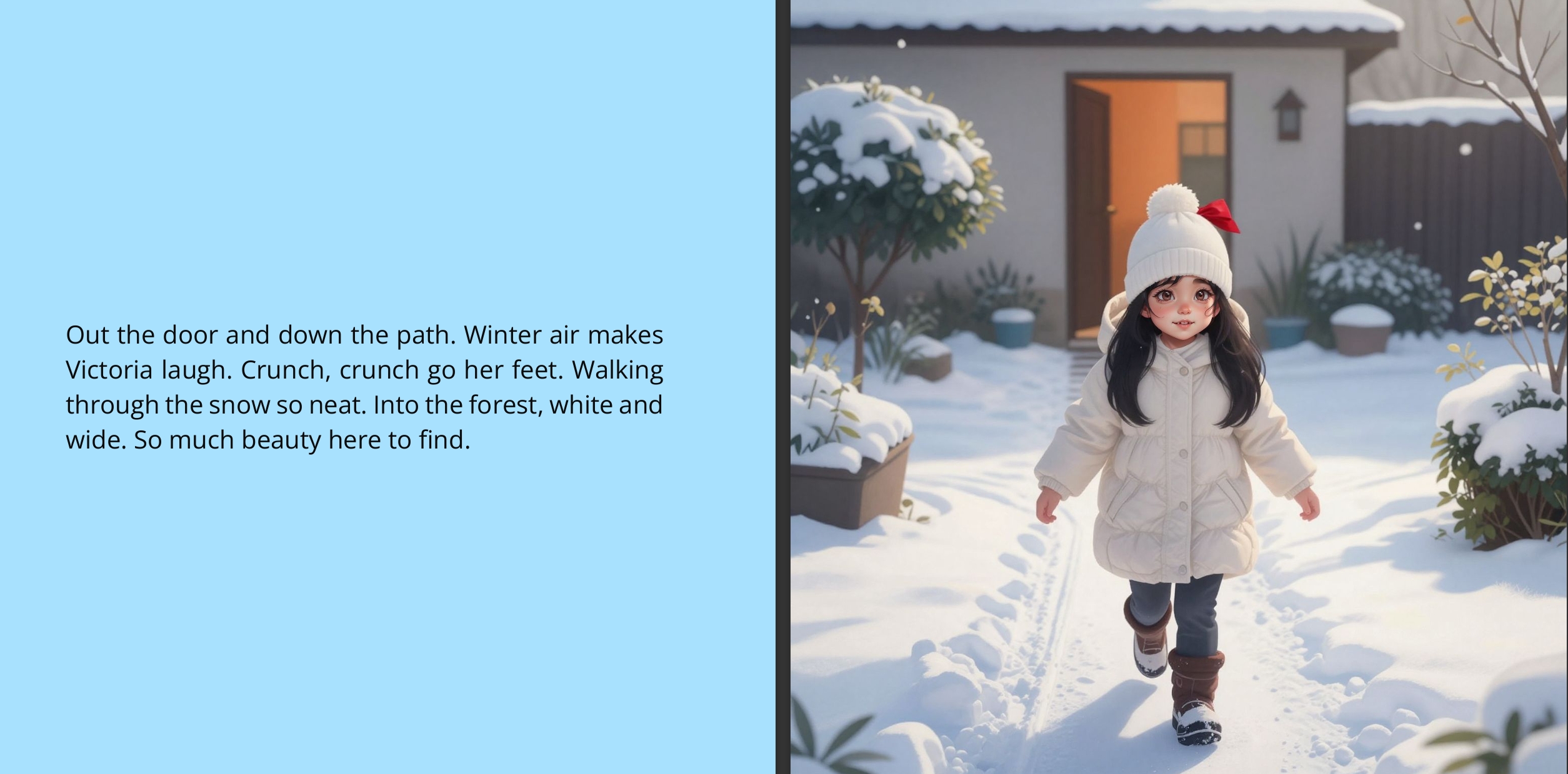 Victoria and the Snowy Forest