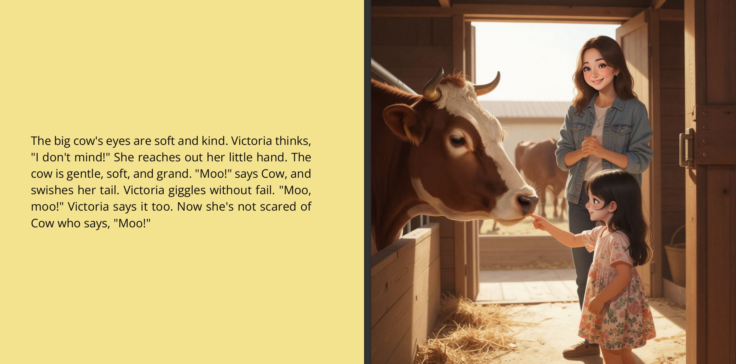 Victoria Visits the Farm