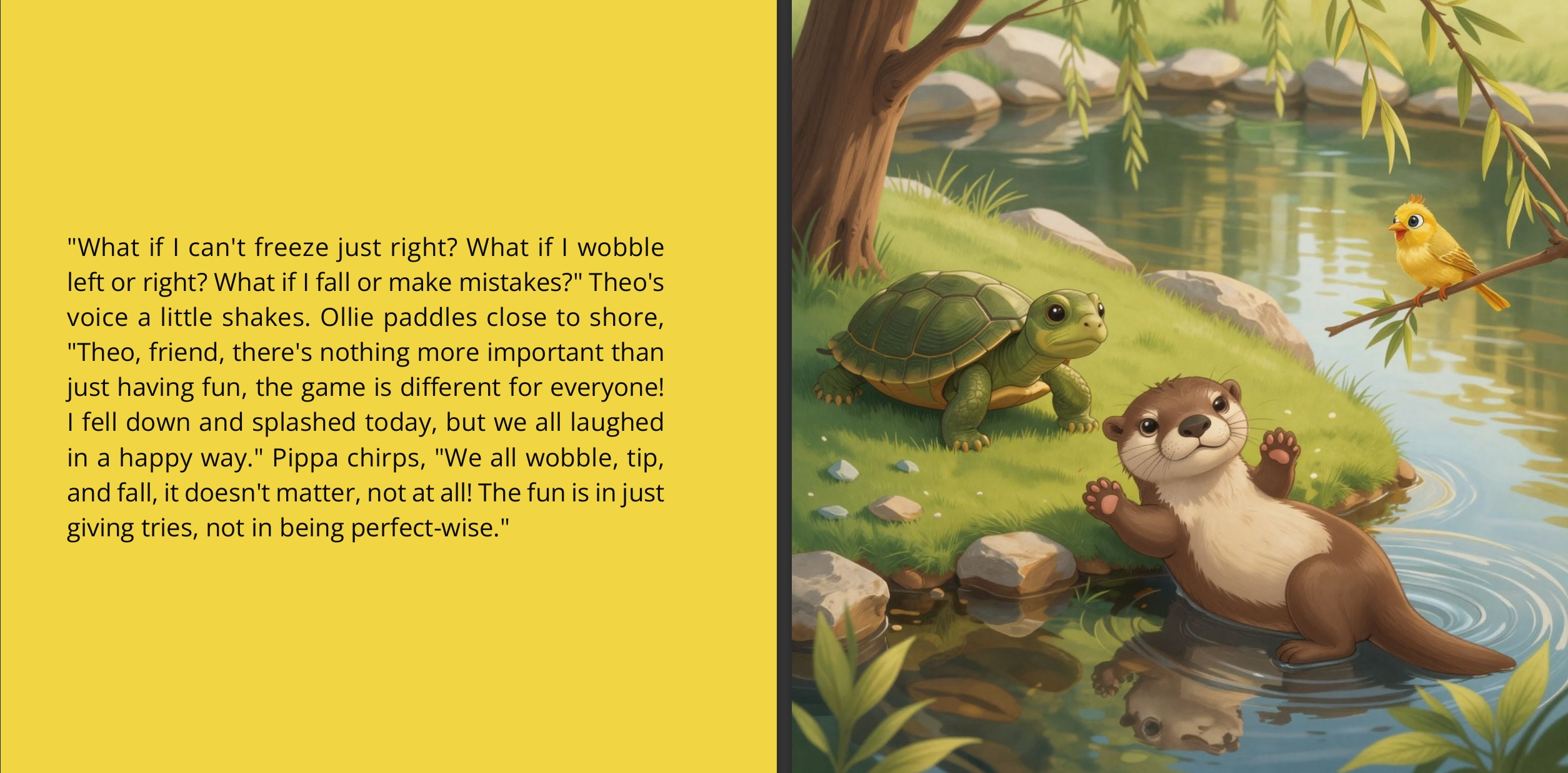 The Little Wonders of Mossy Meadow: Theo the Turtle Tries Something New