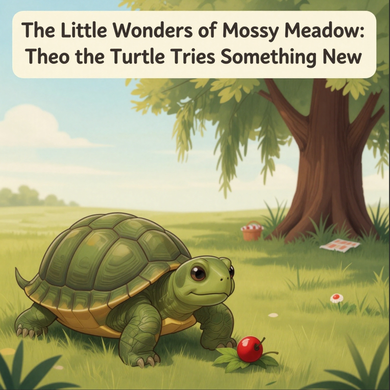 The Little Wonders of Mossy Meadow: Theo the Turtle Tries Something New