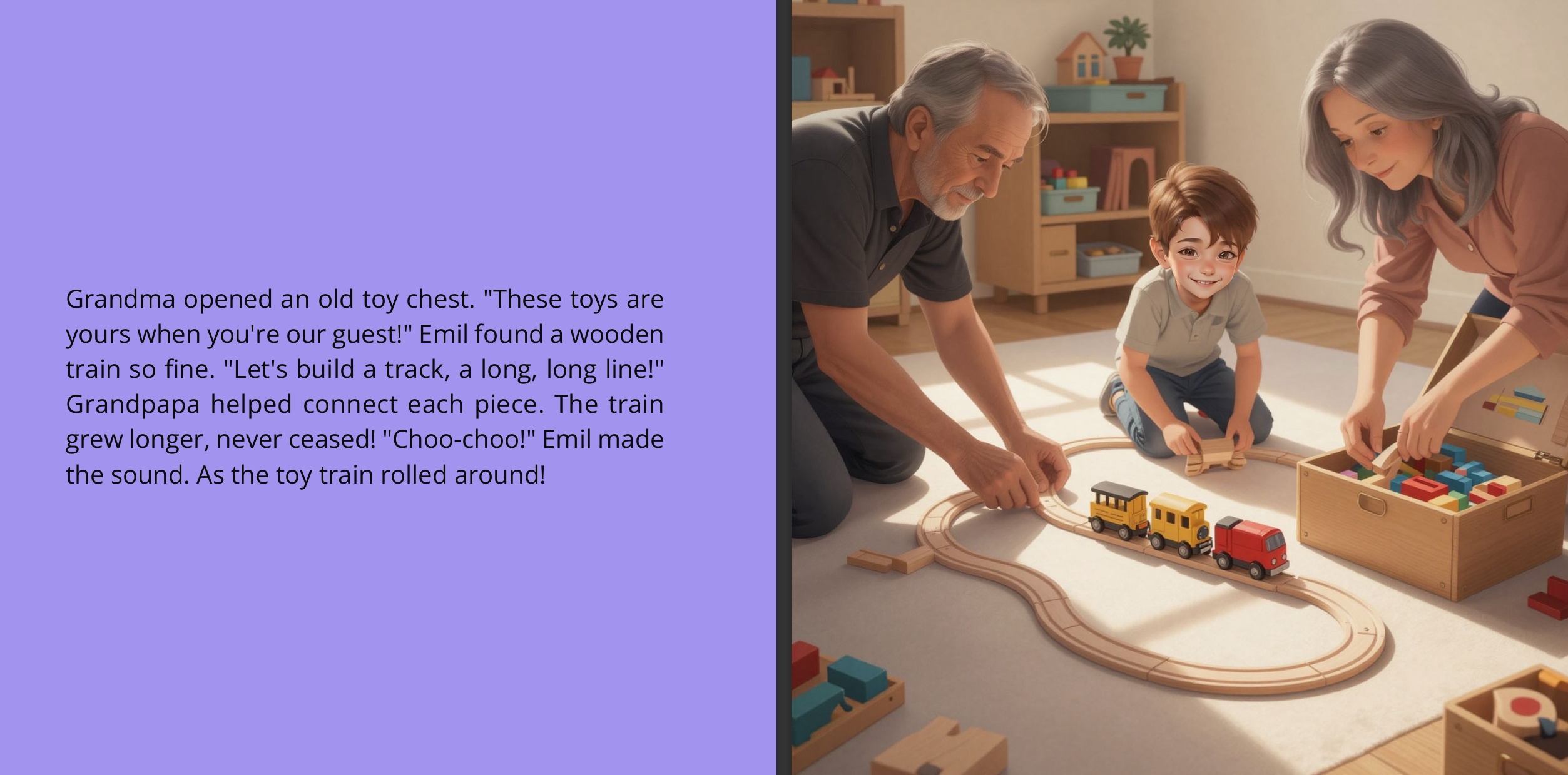 A Day with Grandma and Grandpa