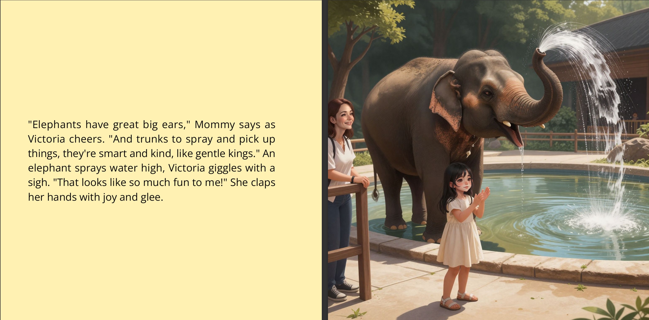 Victoria Visits the Zoo