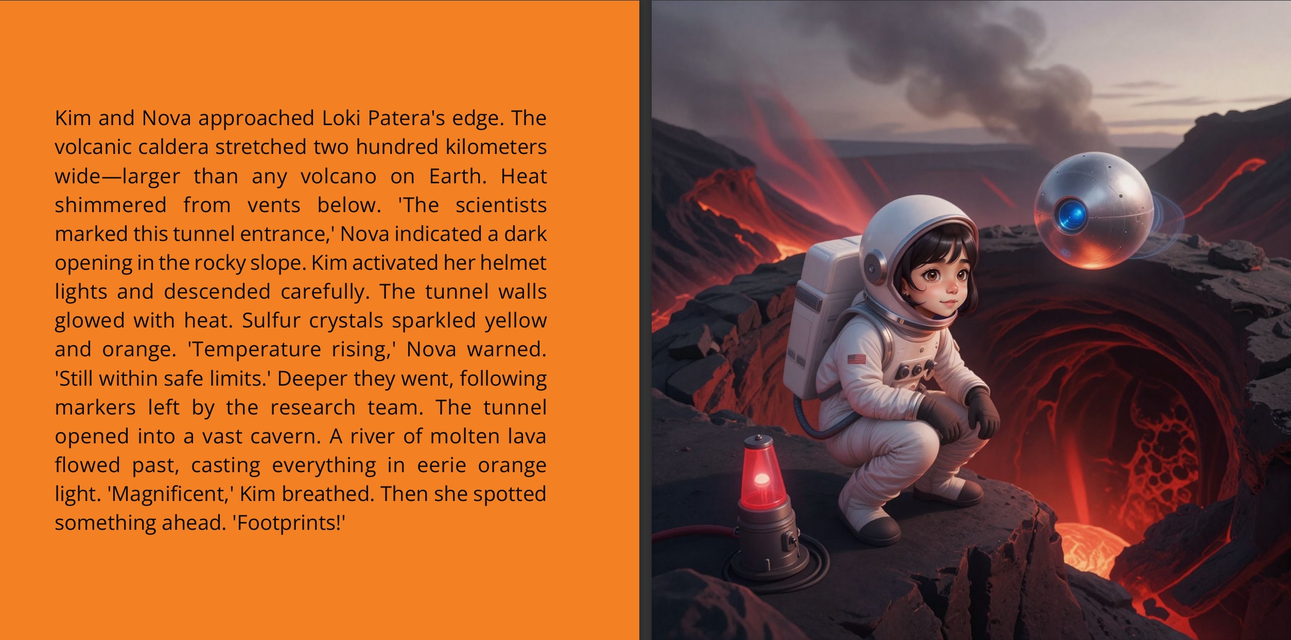 Kim’s Space Adventure: Mission to the Volcanoes of Io