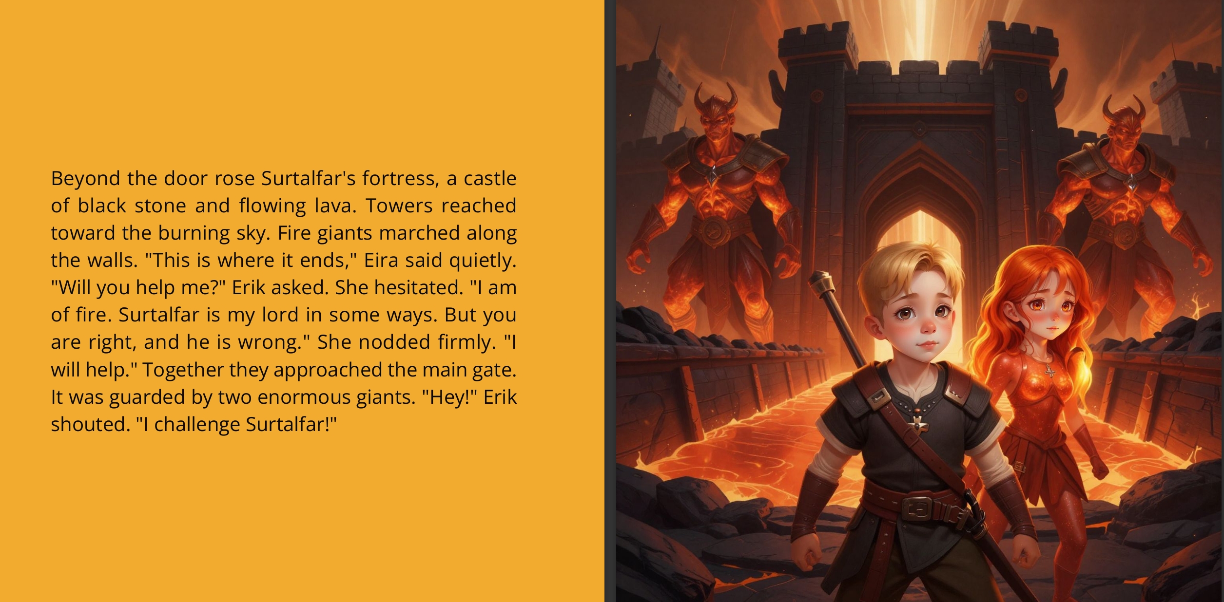 Erik and the Fire Giant’s Wrath