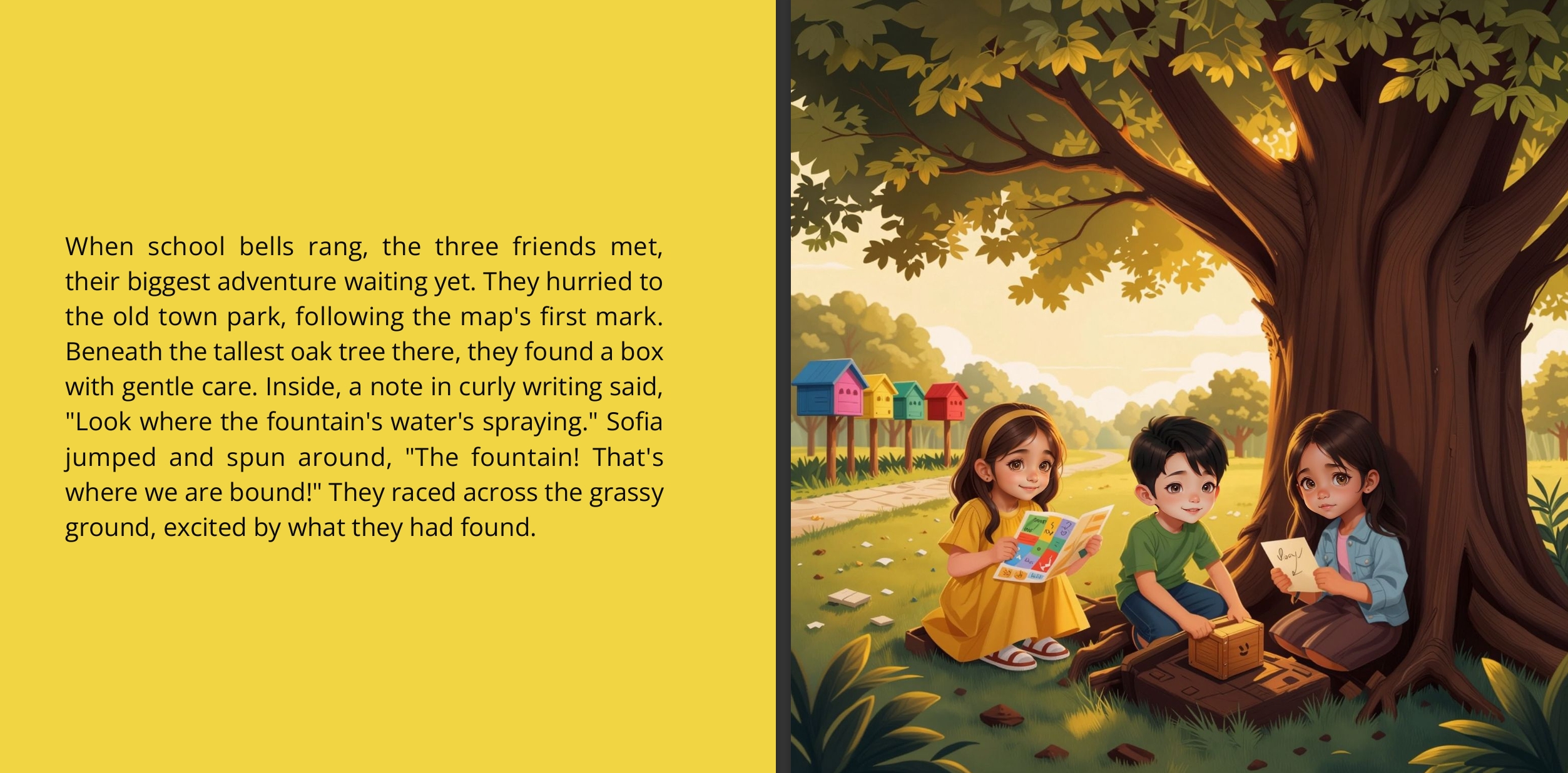 The Secret Map in Mia’s Backpack