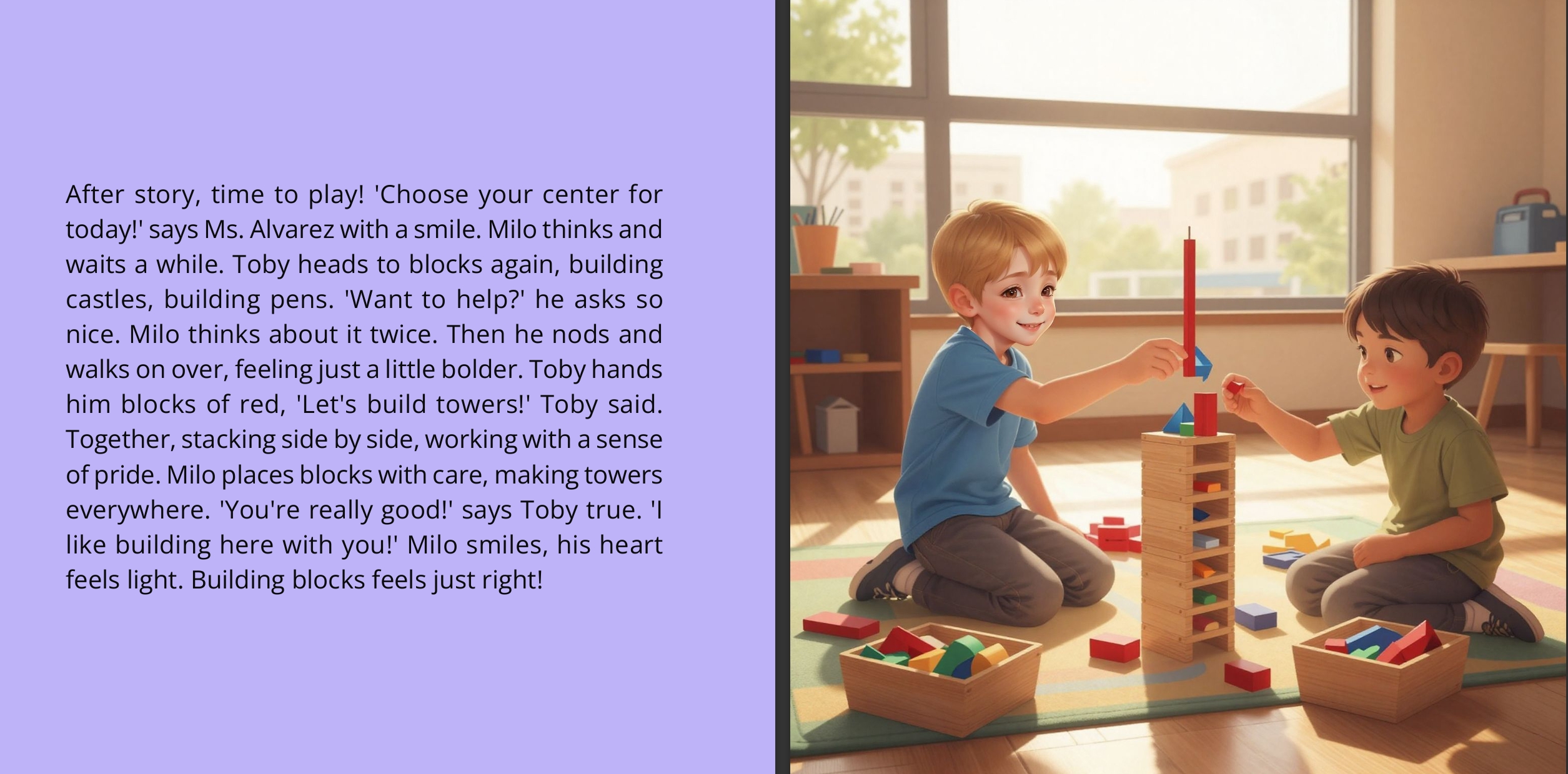 Sunny Sprouts School Days: Milo’s First Day Jitters