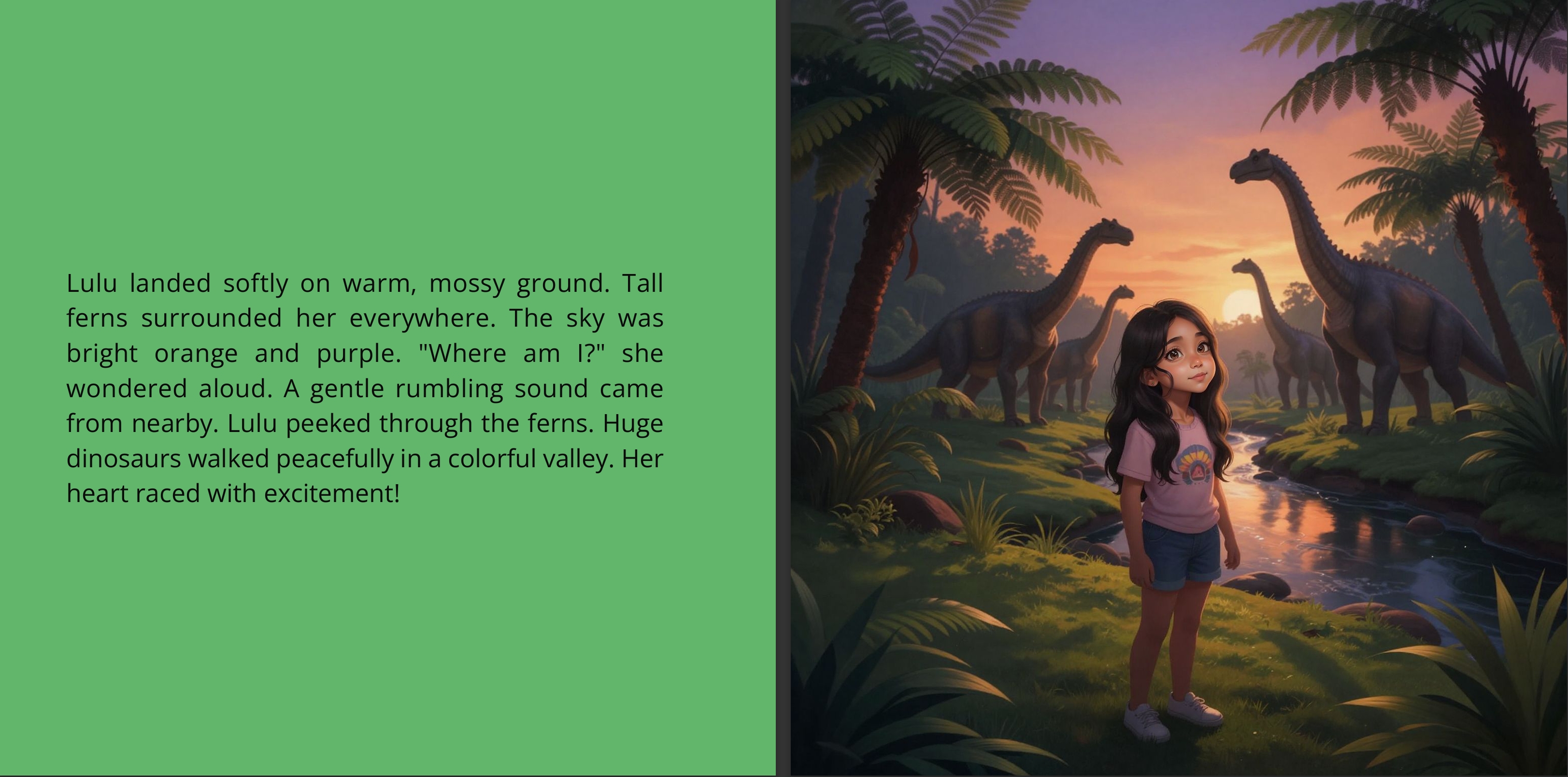 Lulu and the Land of Dinosaurs