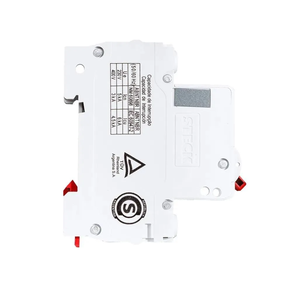 DISJUNTOR DIN UNIPOLAR 3KA 230V CURVA C - STECK