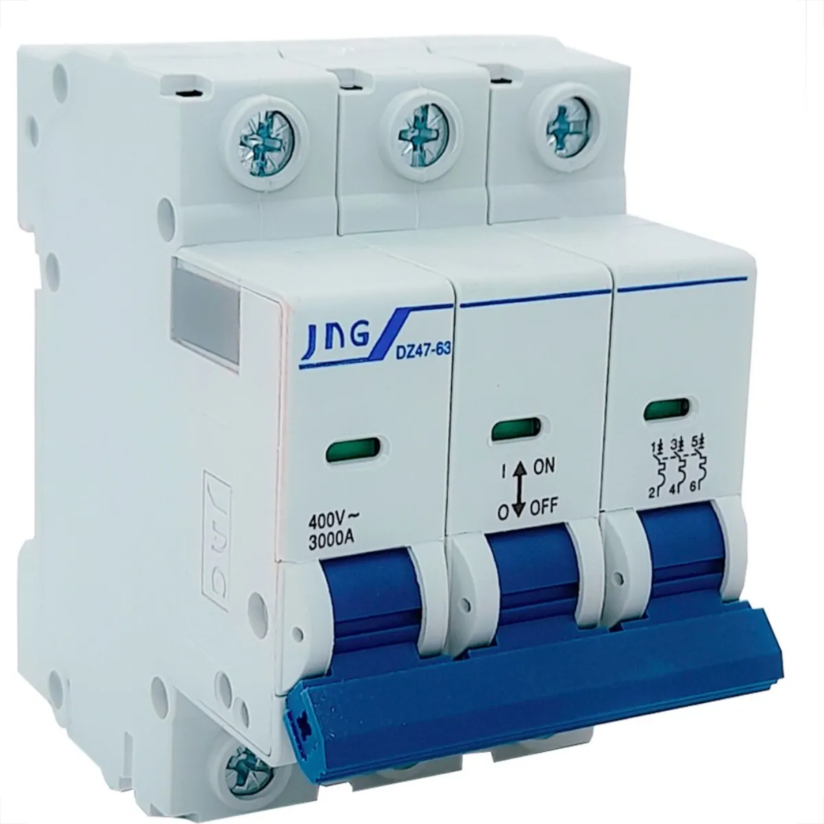 DISJUNTOR DIN TRIPOLAR 3KA CURVA C - JNG