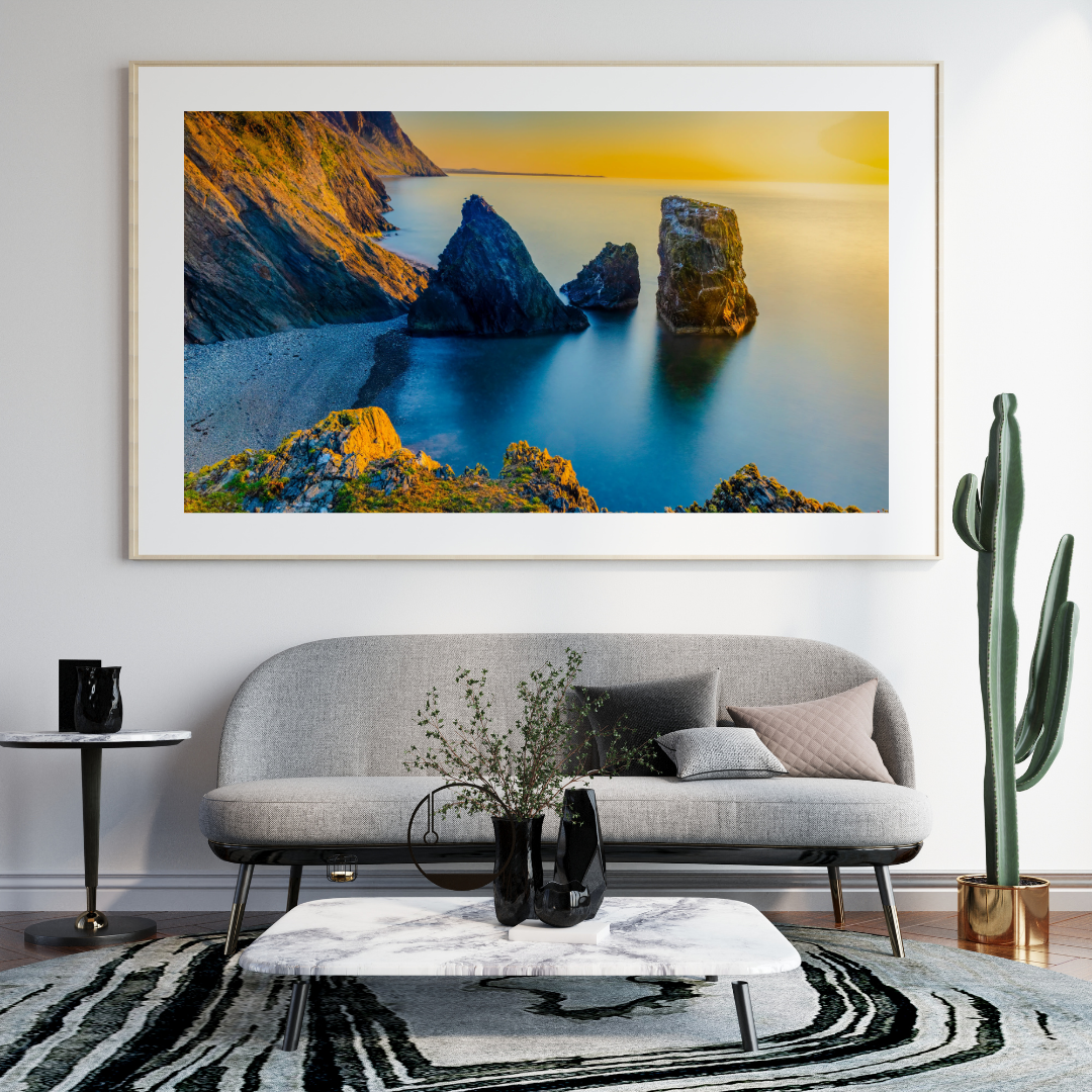 Sea Stacks at Trefor: A Hidden Coastal Masterpiece in North Wales | Costal Landscape Print