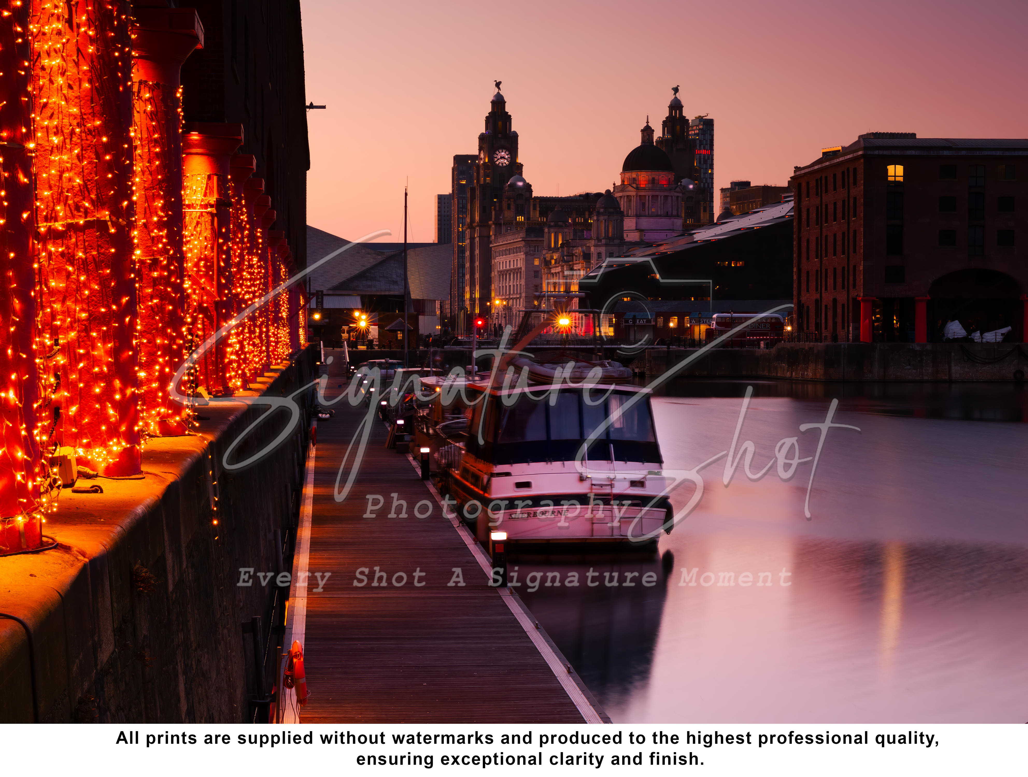 Liverpool Albert Dock Sunset | Cityscape Print