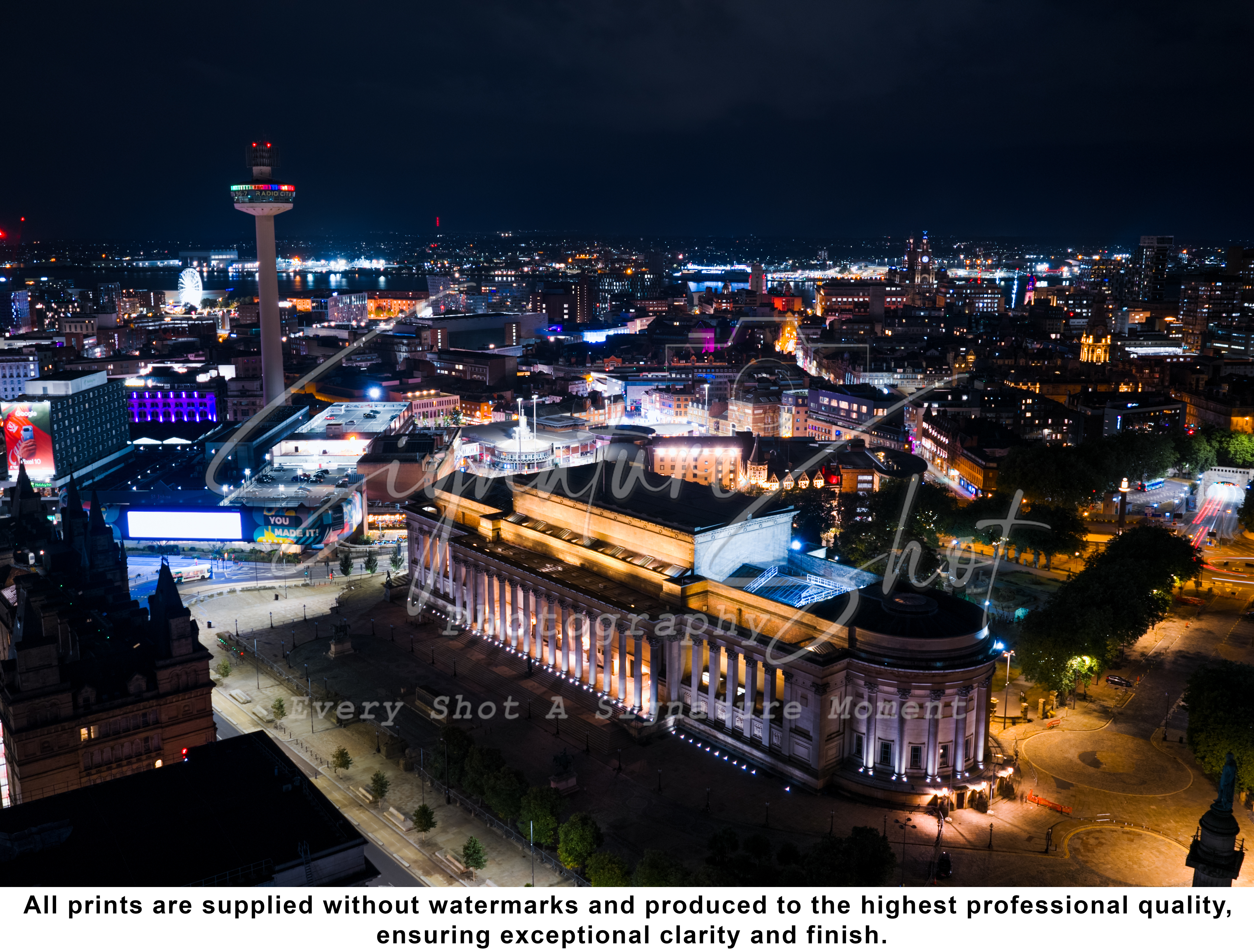 St George’s Hall & Skyline at Night | Cityscape