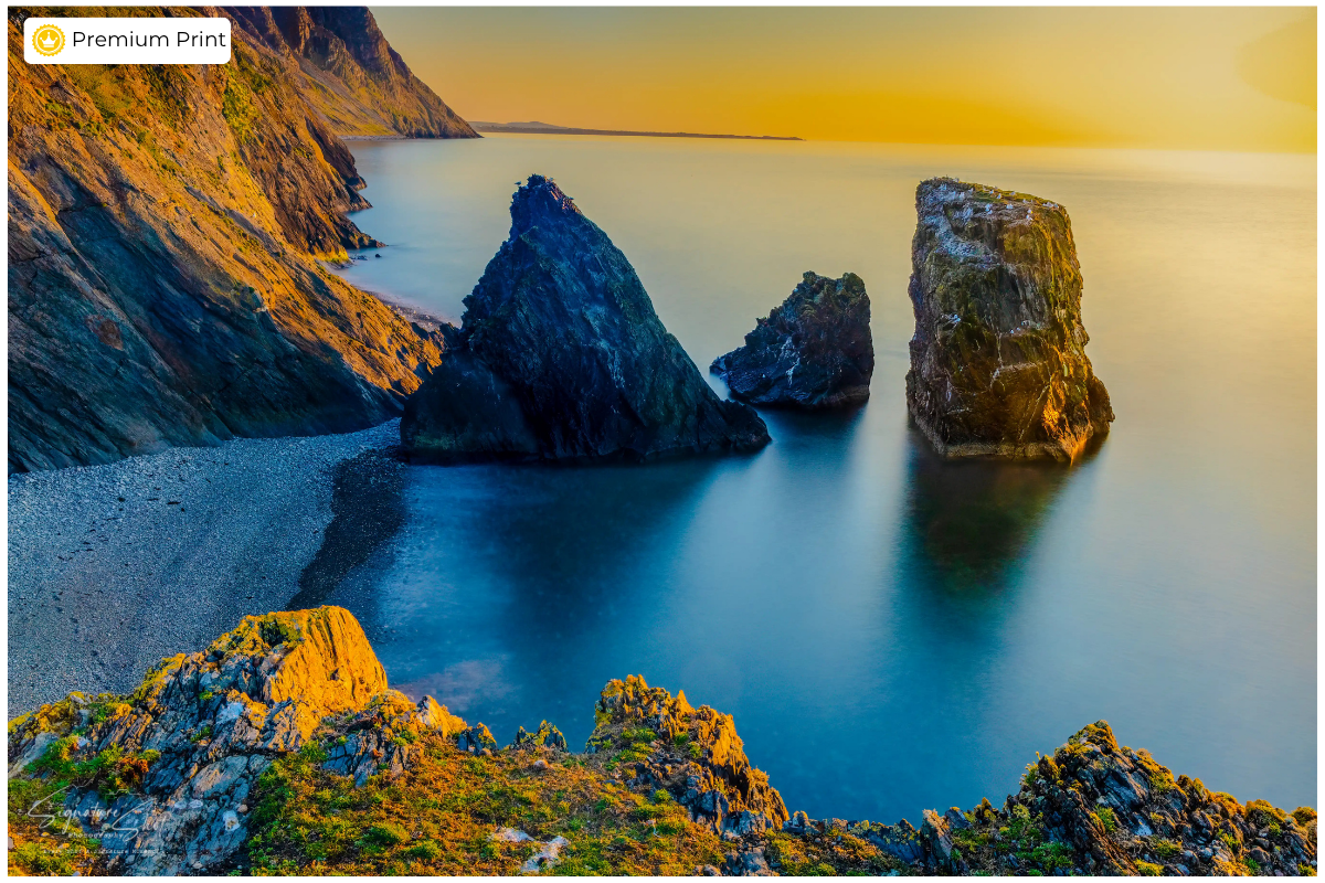 Sea Stacks at Trefor: A Hidden Coastal Masterpiece in North Wales | Costal Landscape Print