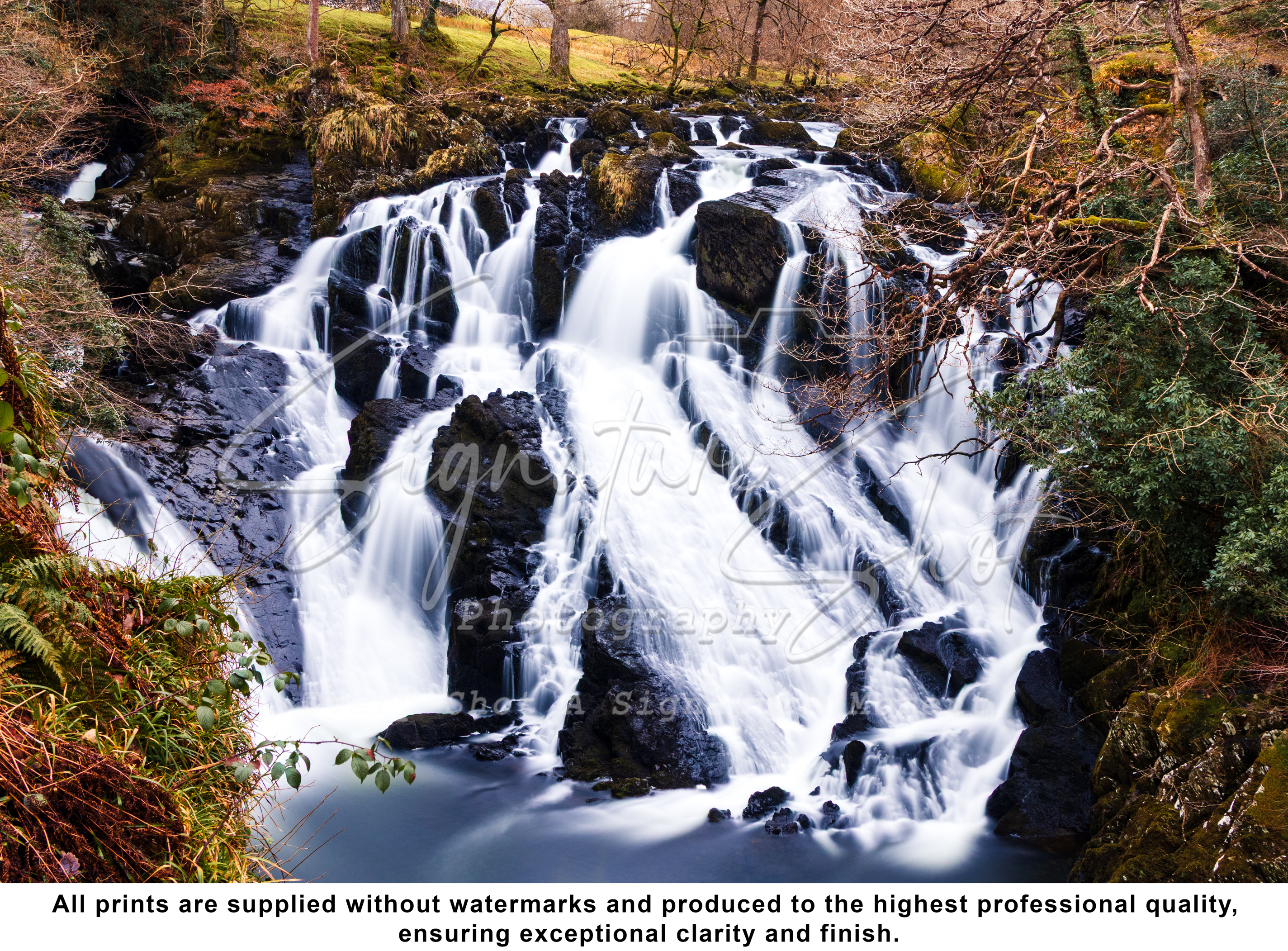 Swallow Falls Waterfall Betws-y-Coed | Nature Print