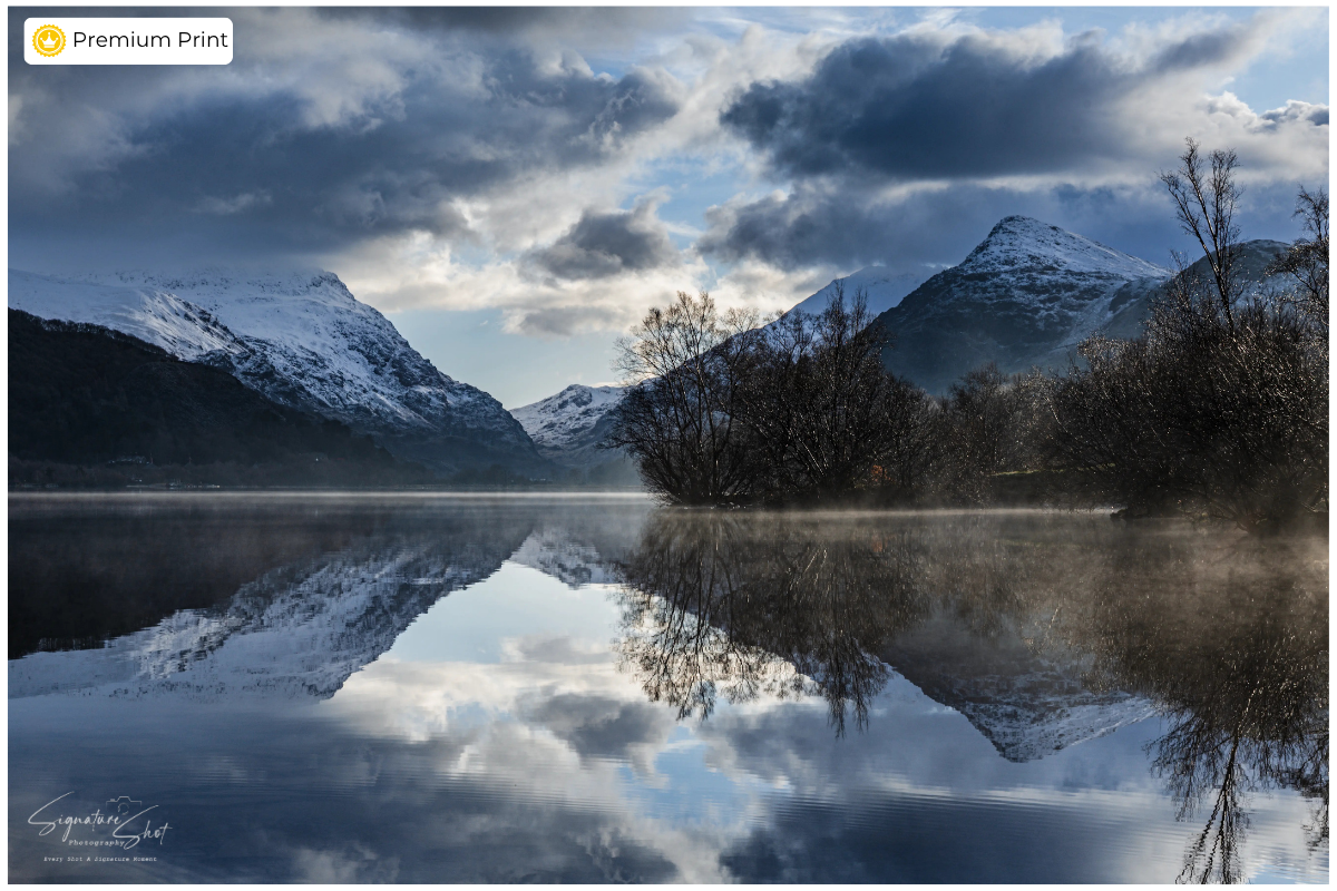 Winter in Llanberis, Snowdonia – Fine Art Landscape Print, North Wales