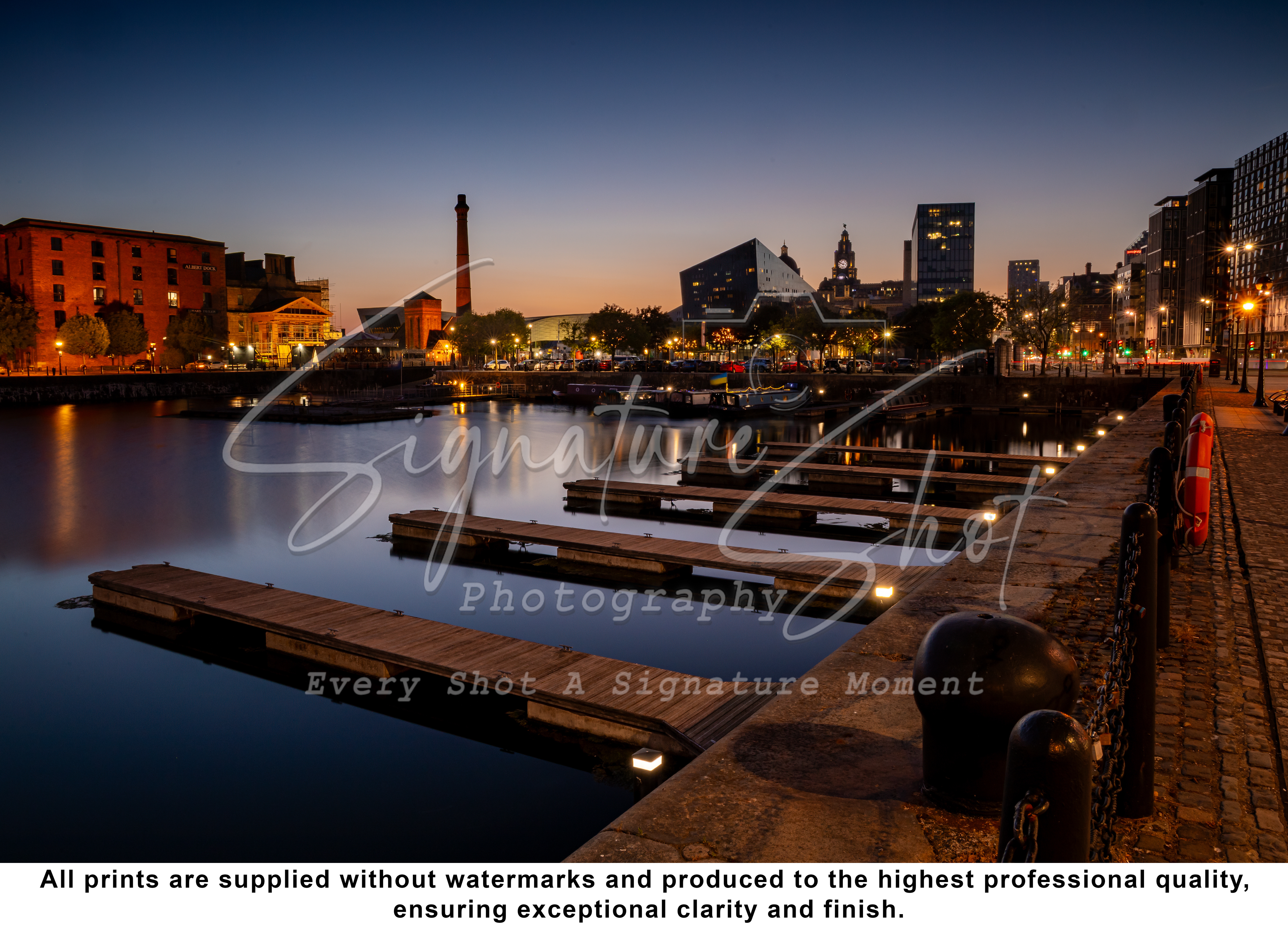 Liverpool's  Skyline At  Twilight | Cityscape  Print