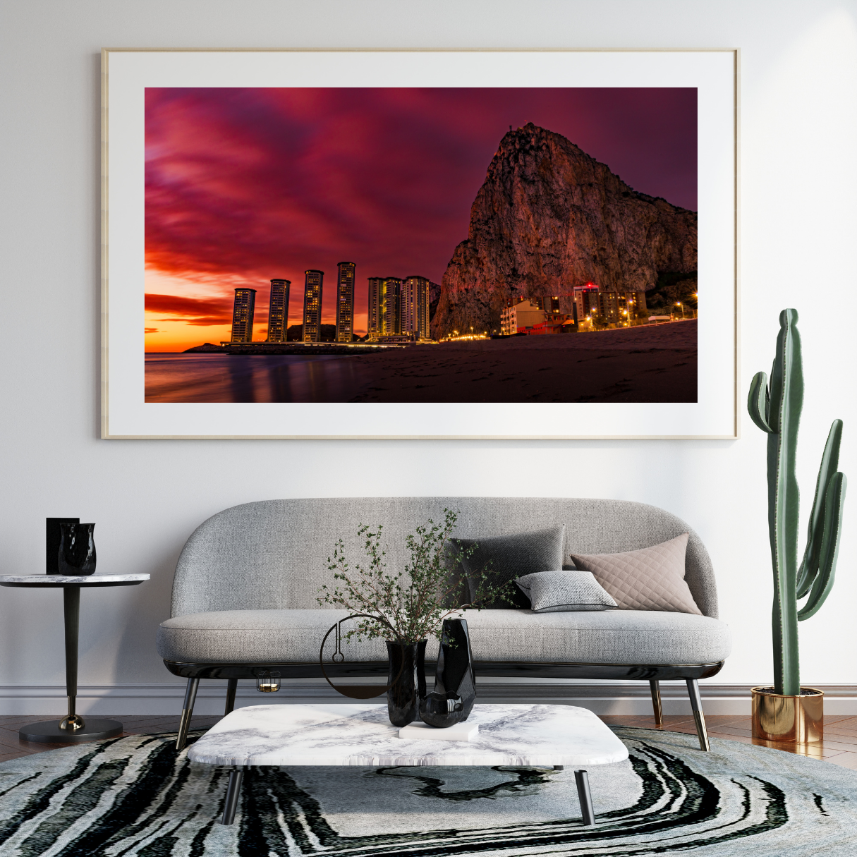 The Rock of Gibraltar at Sunrise – Iconic Fine Art Landscape Print
