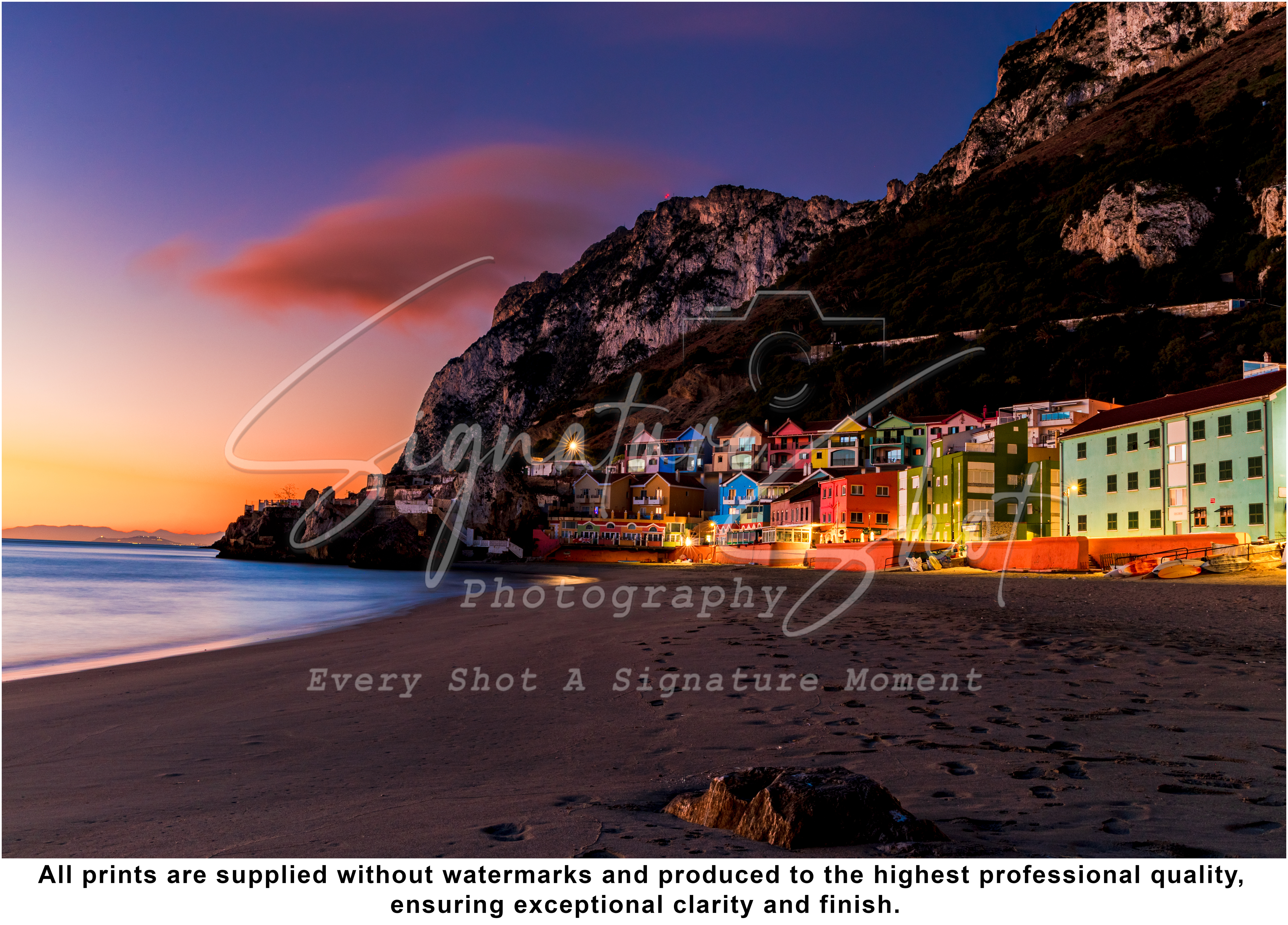 Sunrise Over Gibraltar | Fine Art Print