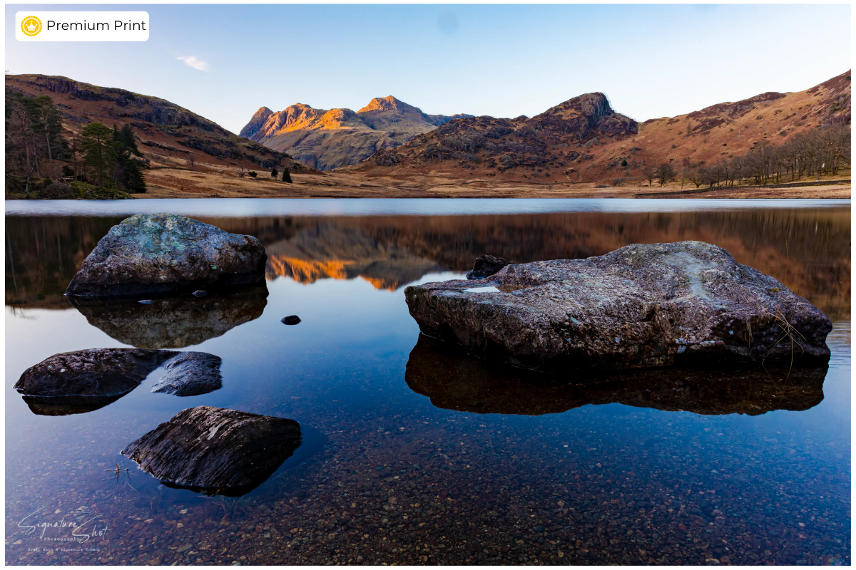 Blea Tarn Reflections – Lake District Fine Art Landscape Print