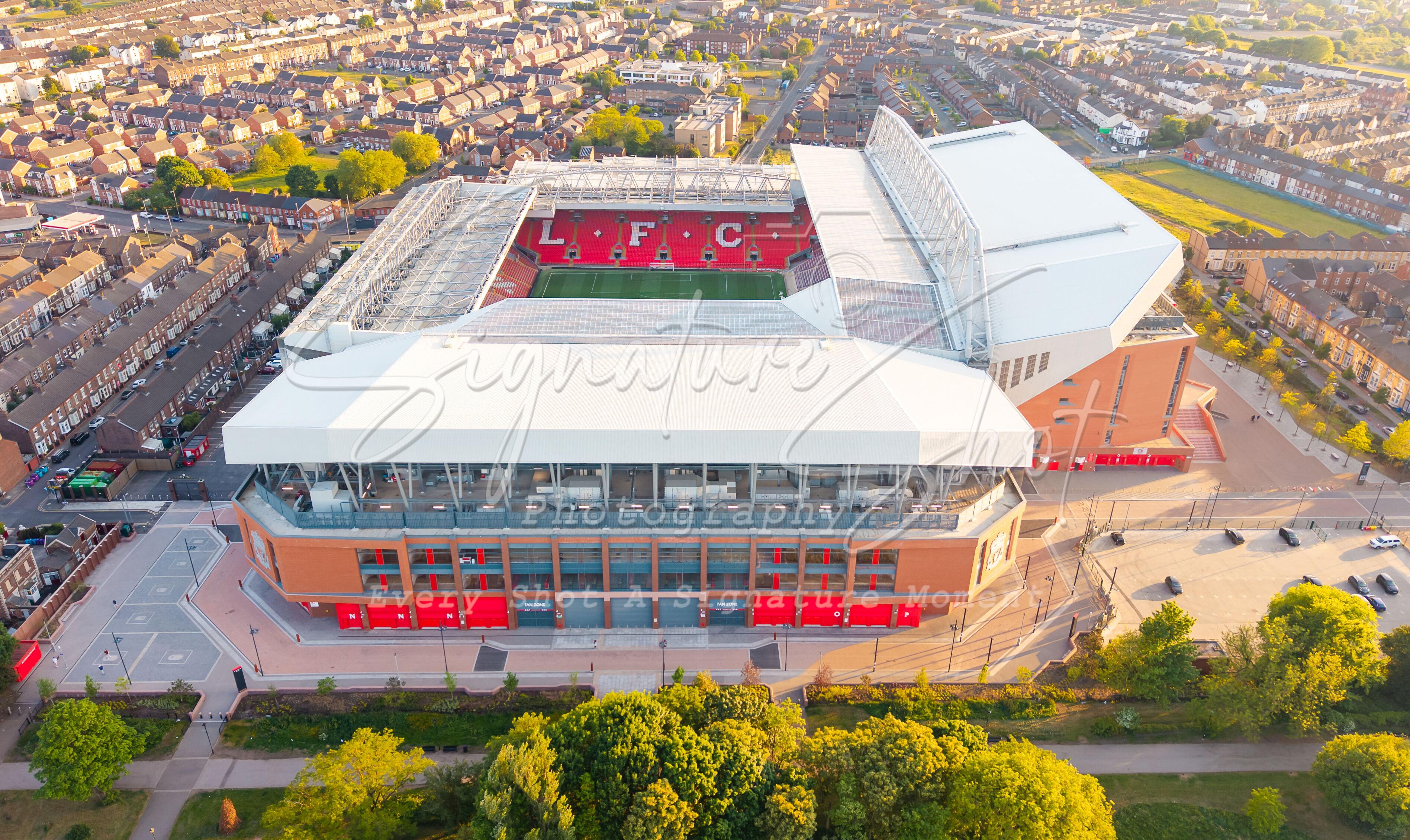 Liverpool Fc | Anfield Stadium | Fine Art Framed | A4 Print 