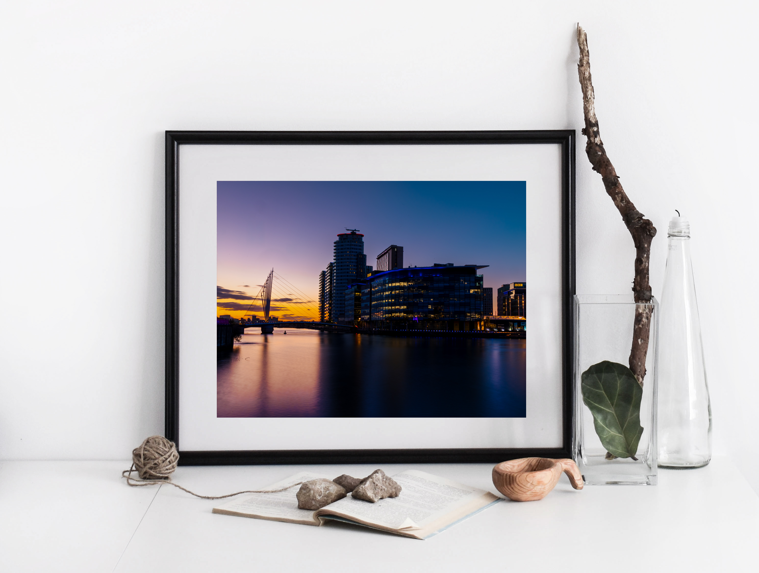 Manchester Media City  Sunset  | Cityscape Print