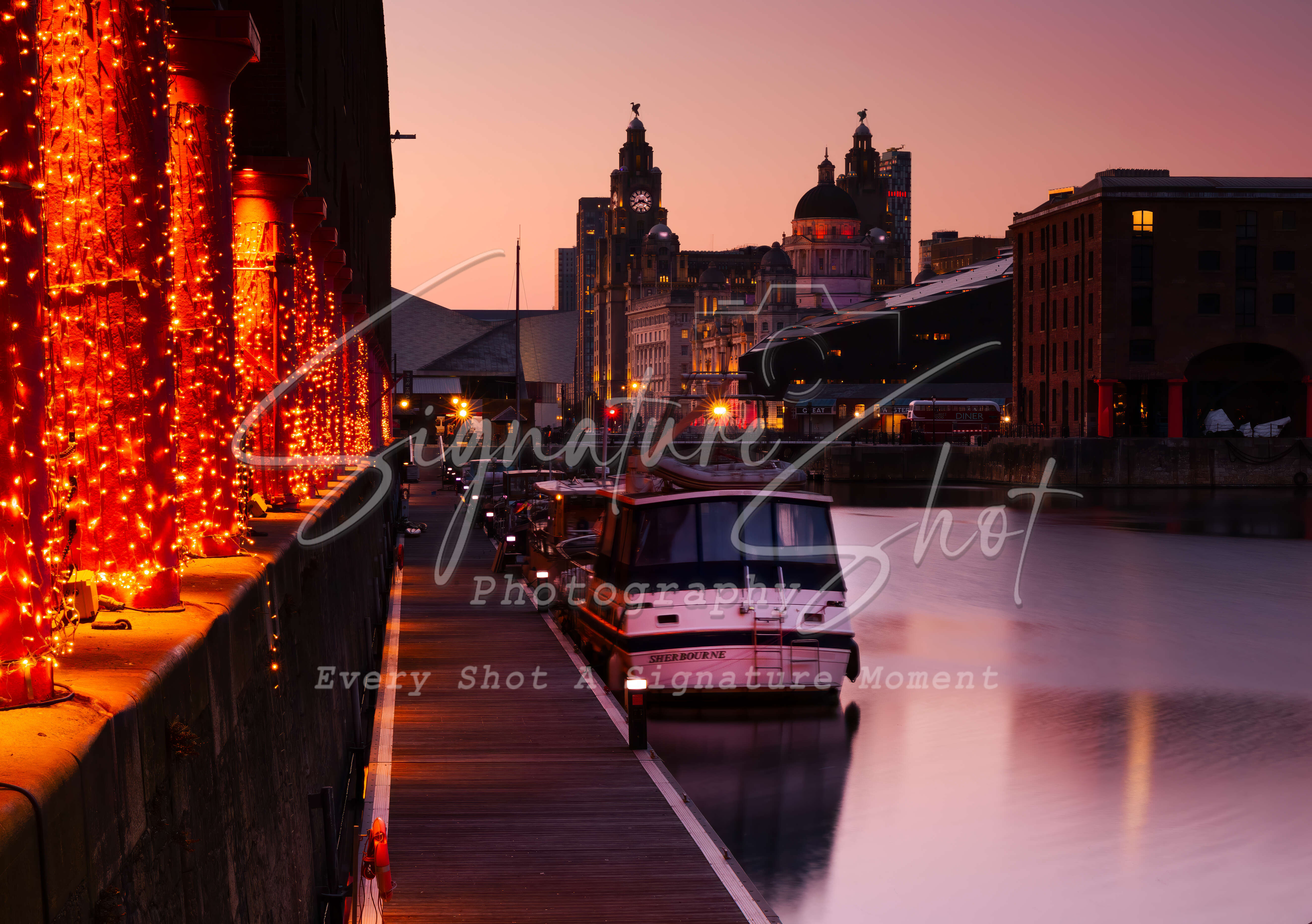Albert Dock Liverpool Stunning views | Fine Art Framed A3 Print