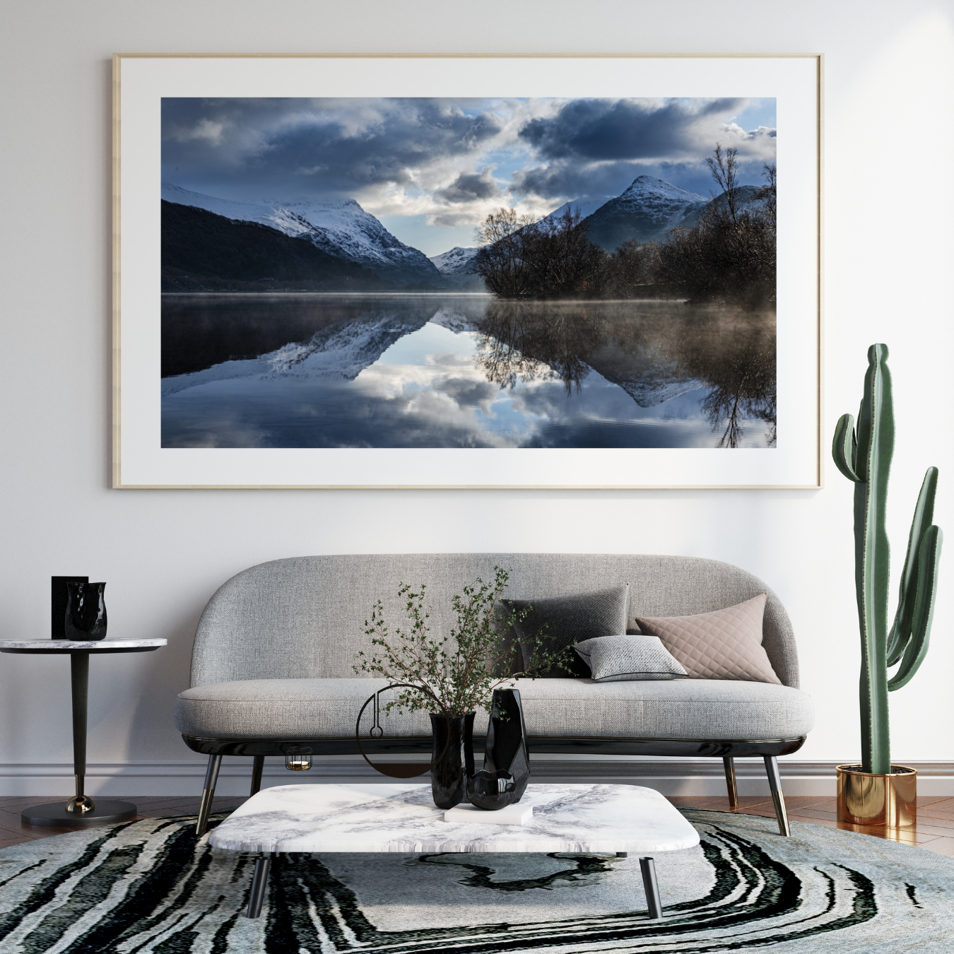 Winter in Llanberis, Snowdonia – Fine Art Landscape Print, North Wales