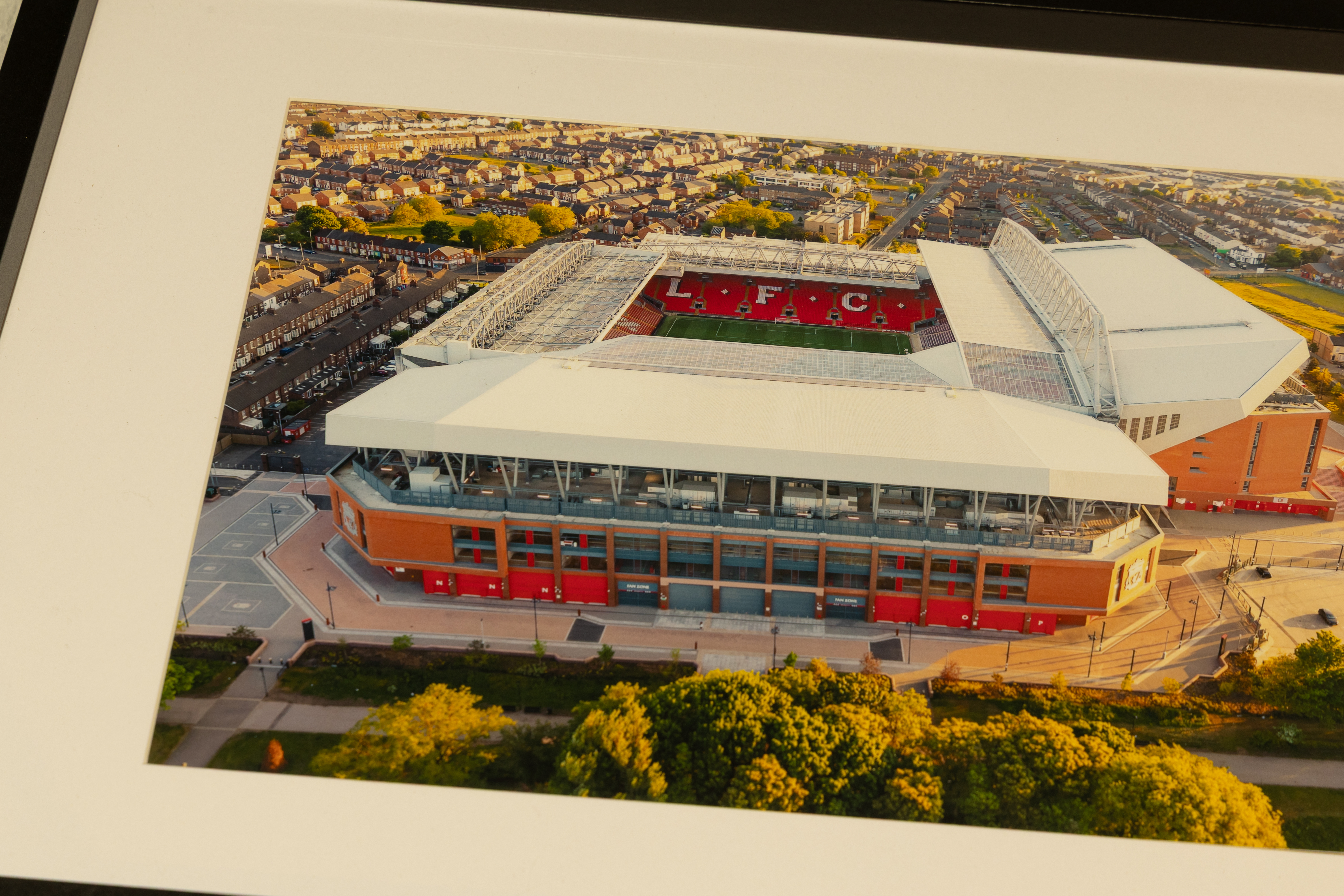 Liverpool Fc | Anfield Stadium | Fine Art Framed | A4 Print 