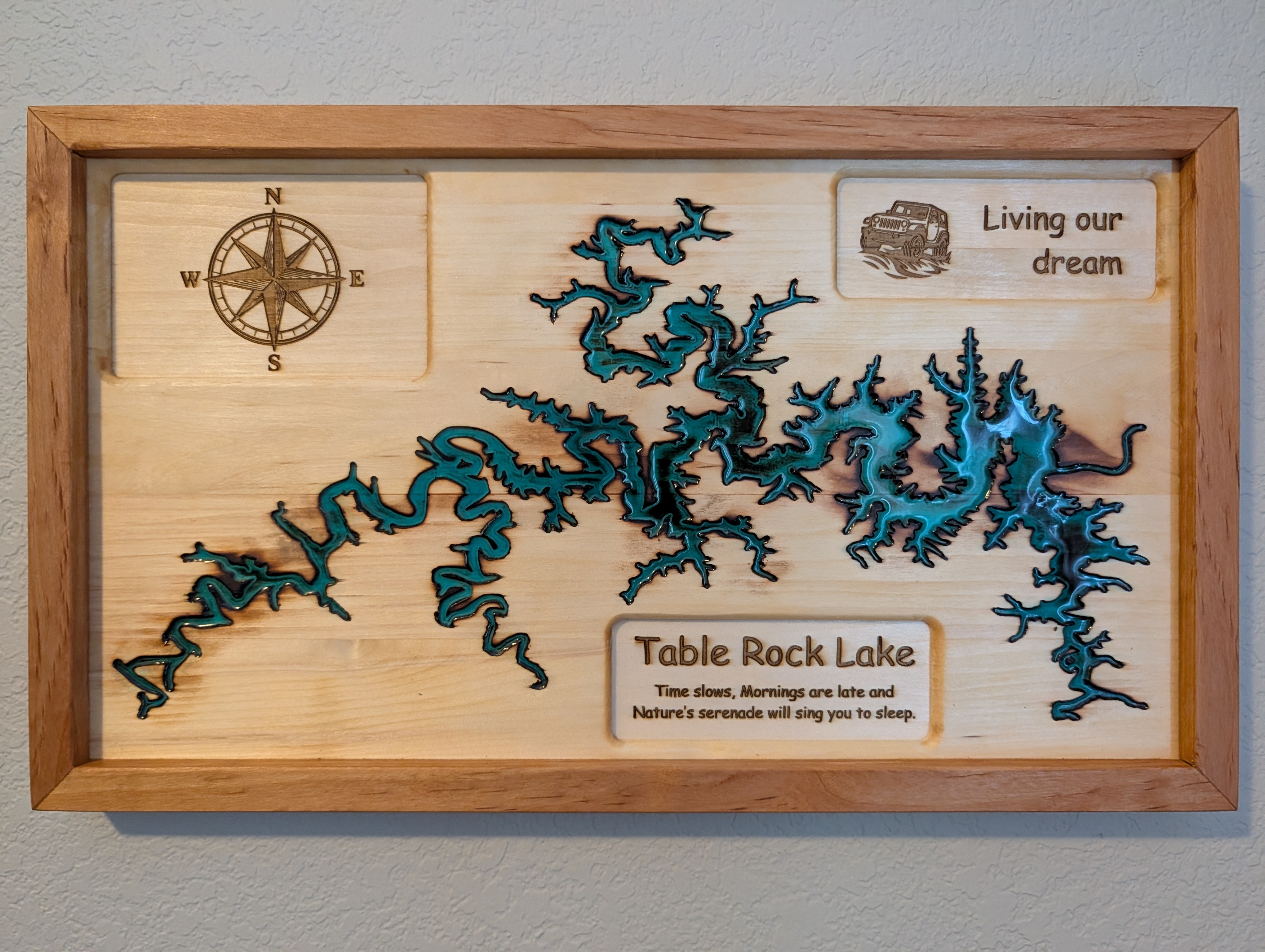 Table Rock Lake Wooden Sign - #3