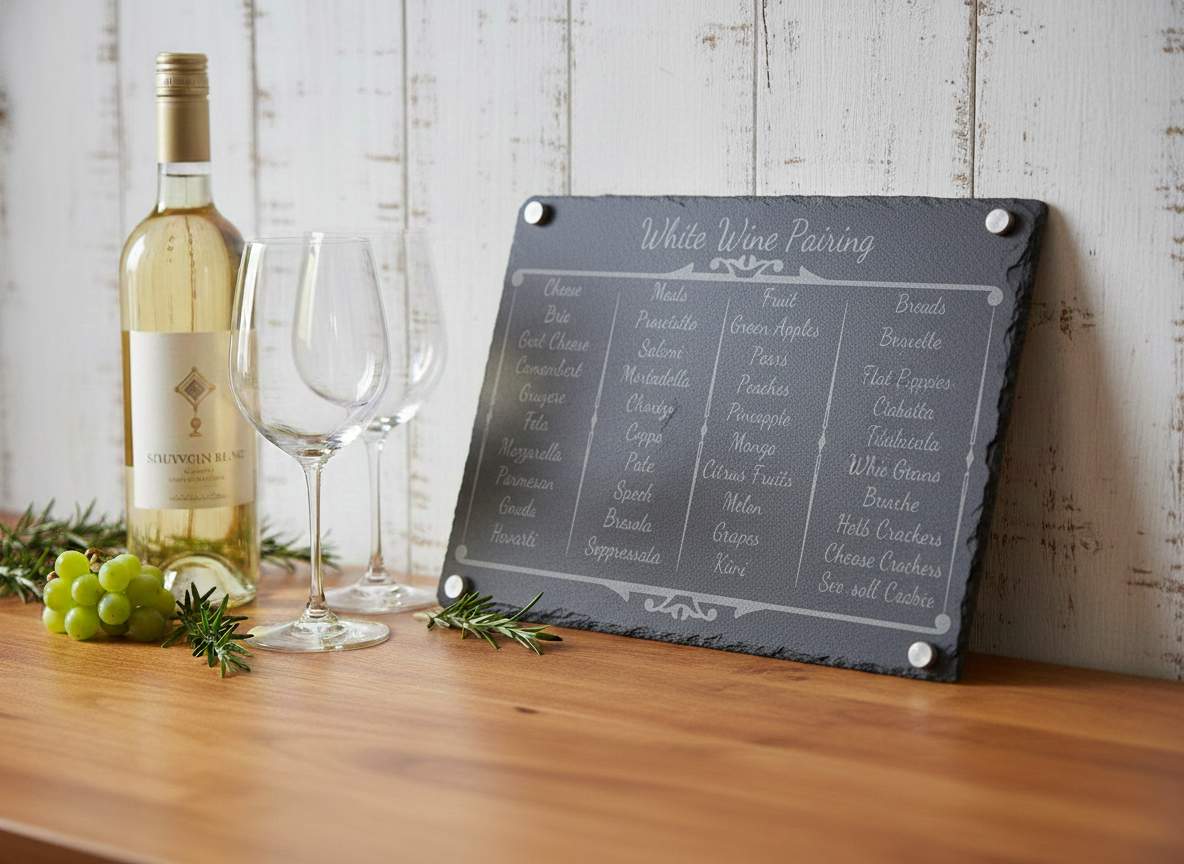 The Estate Acacia  Pairing Board (White Wine)