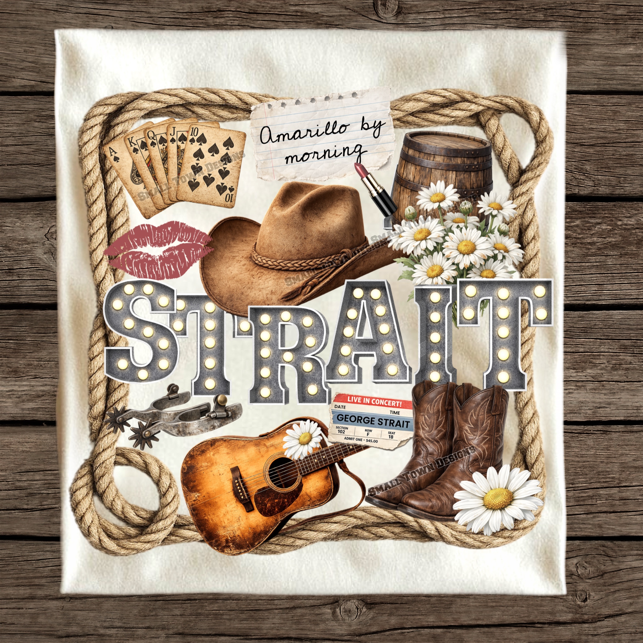 Country Music DTF transfer