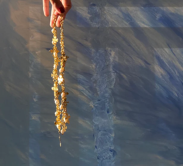 Golden Floral Necklace