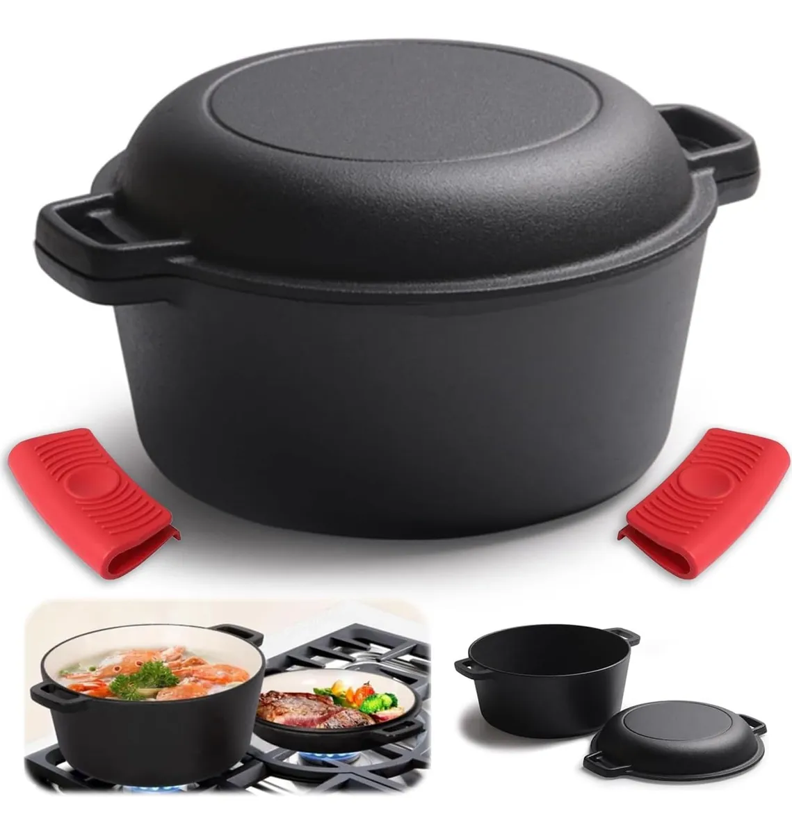 Horno Holandés Hierro Fundido