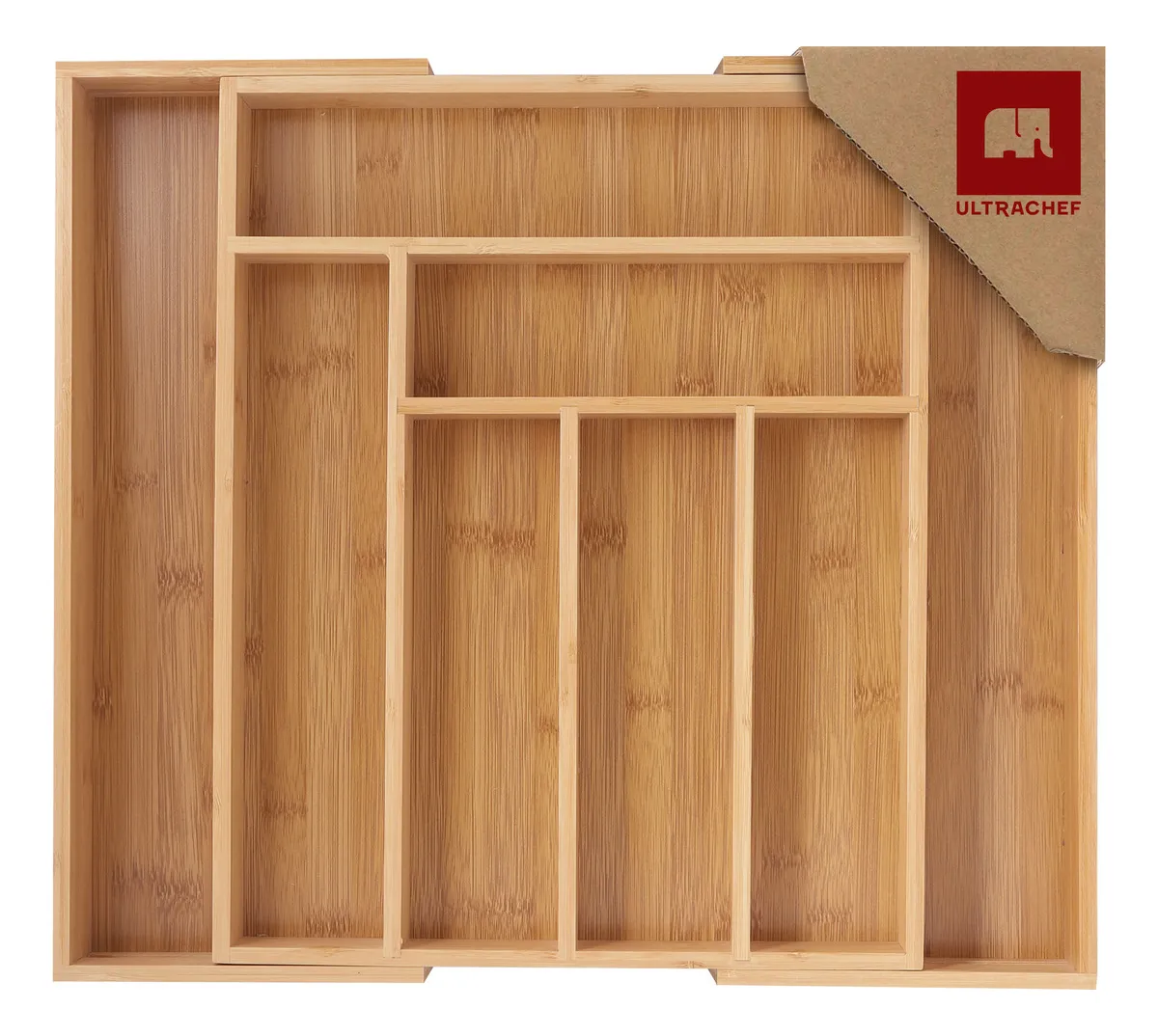Organizador de Cubiertos Ultrachef Bambú