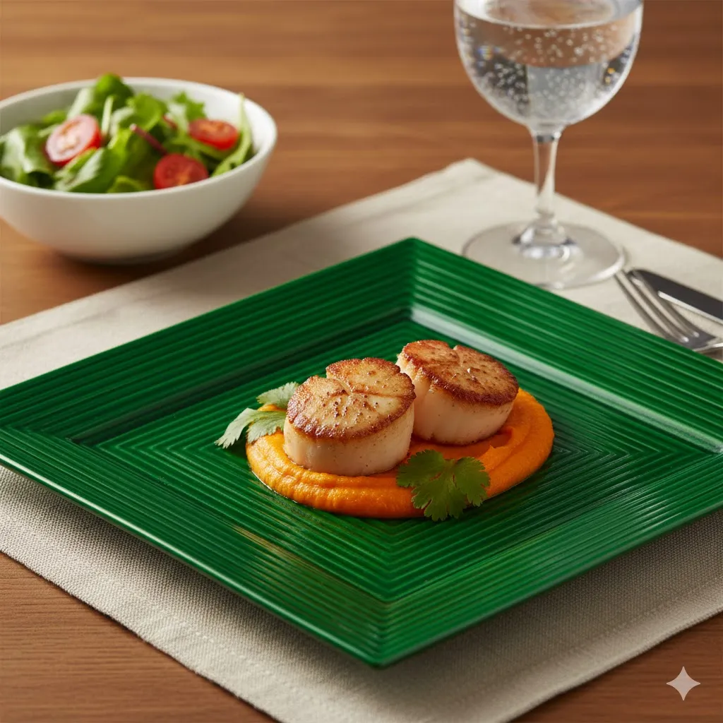 Platos de Presentación Cuadrado