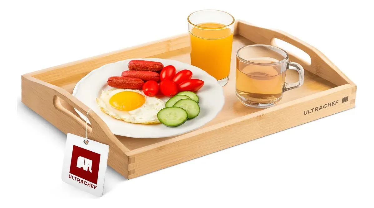 Bandeja de servicio de Bambú
