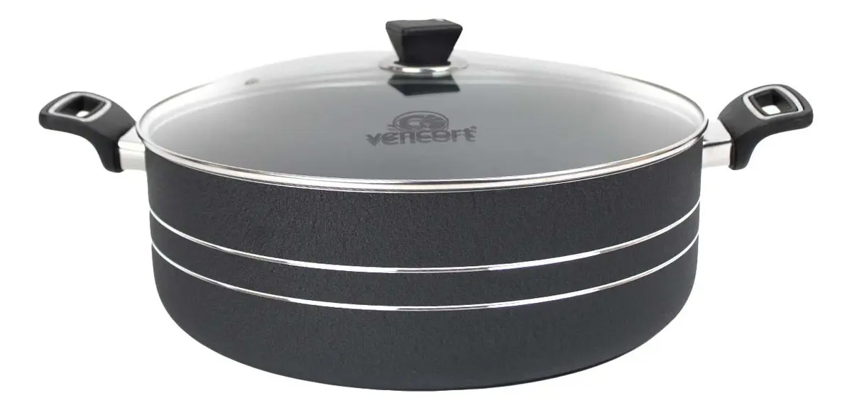 Arrocera con tapa de vidrio 36cm