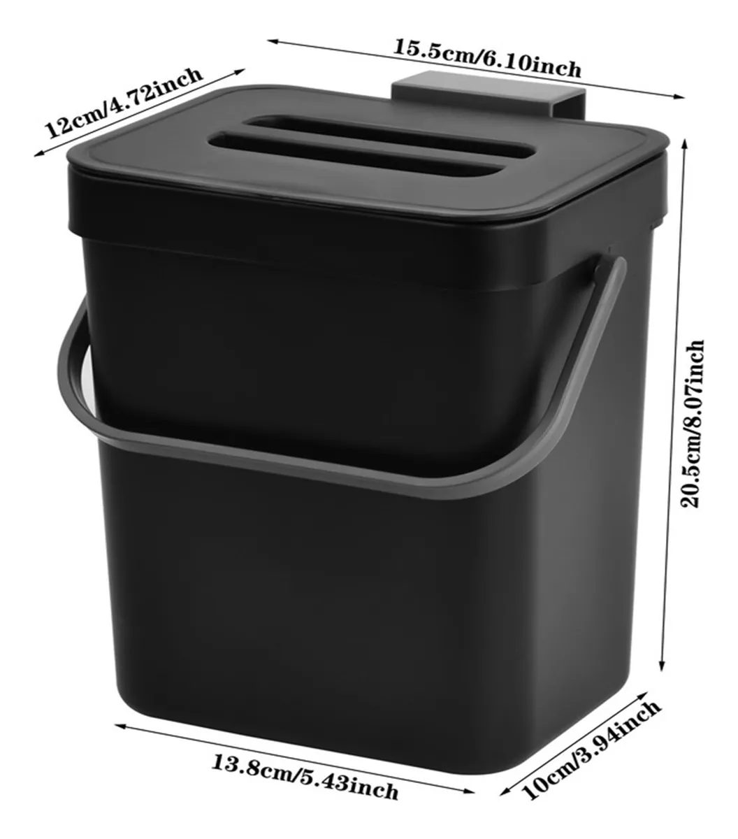 Bote De Basura Plástico Orgánico