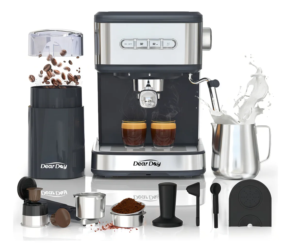 Dear Day Cafetera con Molino de Café Independiente