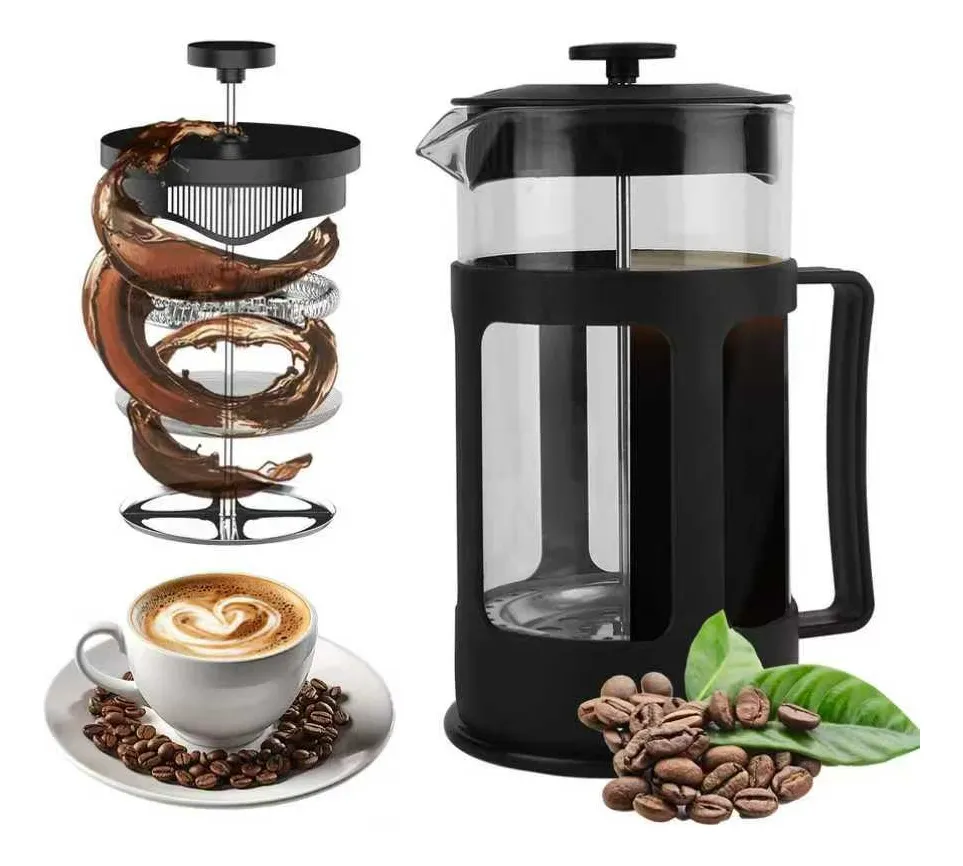 Losaitini Cafetera De Prensa Francesa De Vidrio Templado