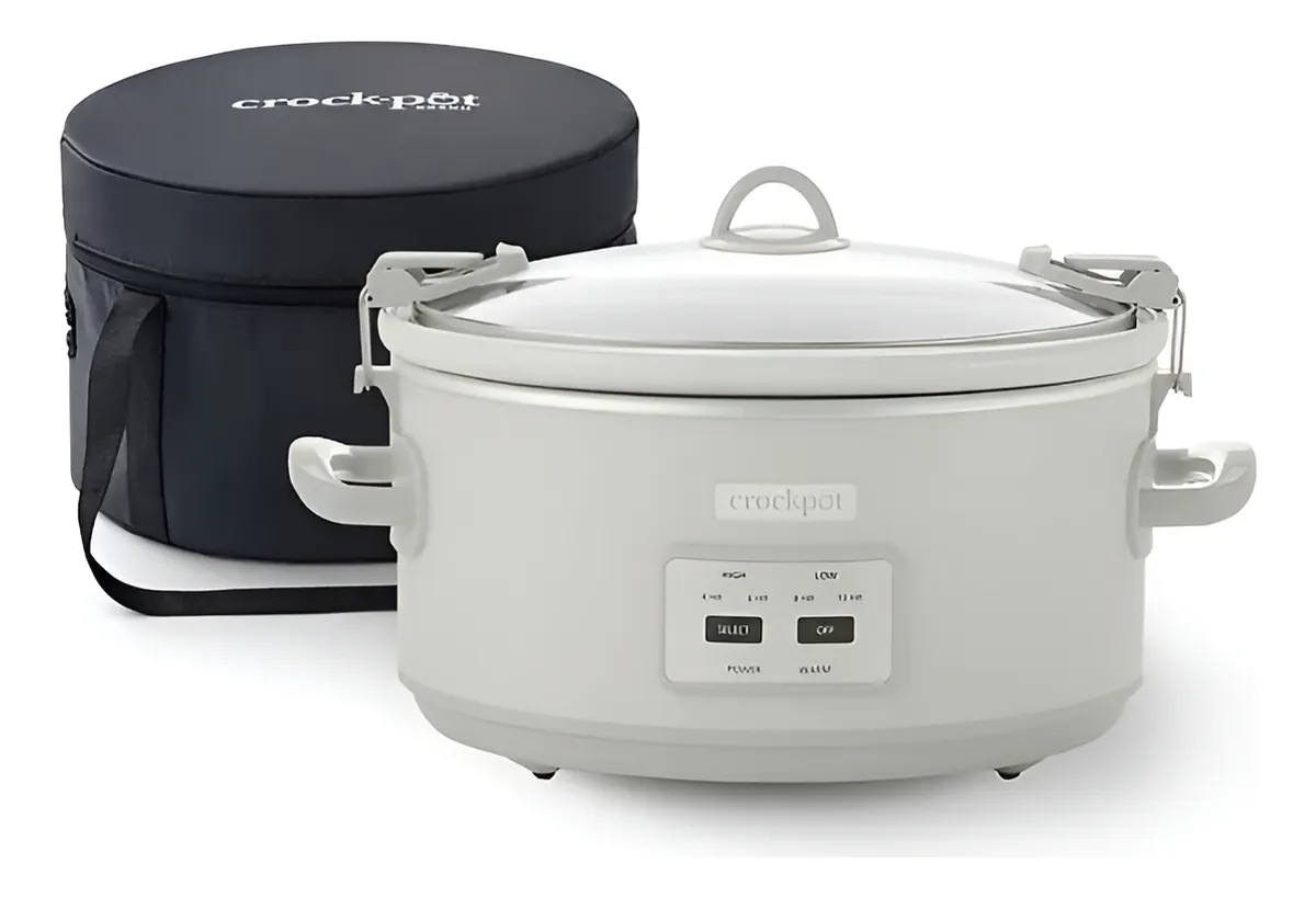 Olla De Lenta Cocción Eléctrica Crock Pot 7qt 6.6l C/bolsa
