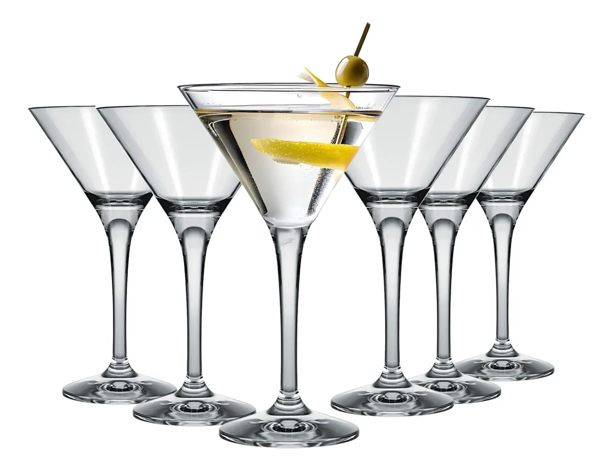 Set 6 Piezas Copas Martini