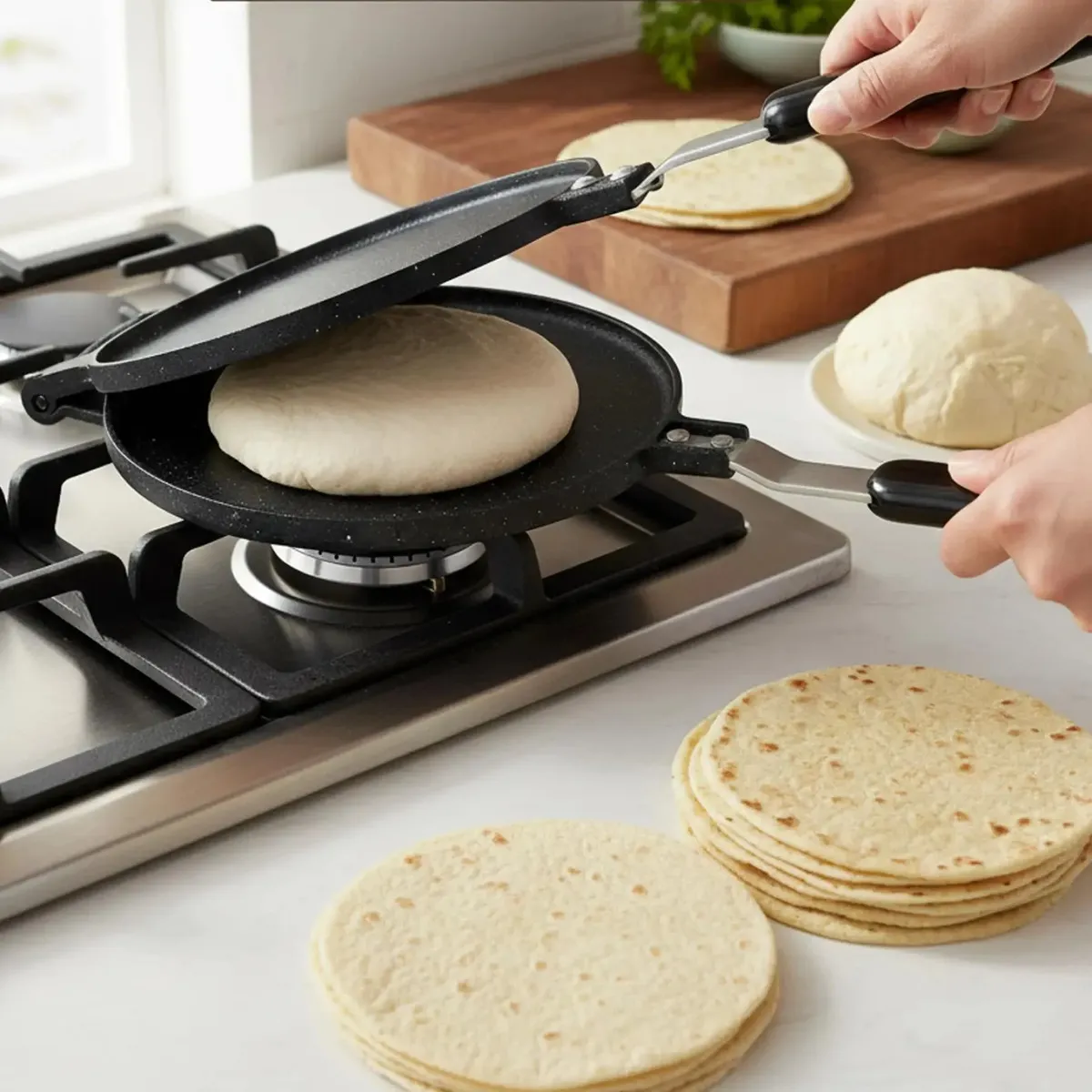 Prensa para hacer tortillas