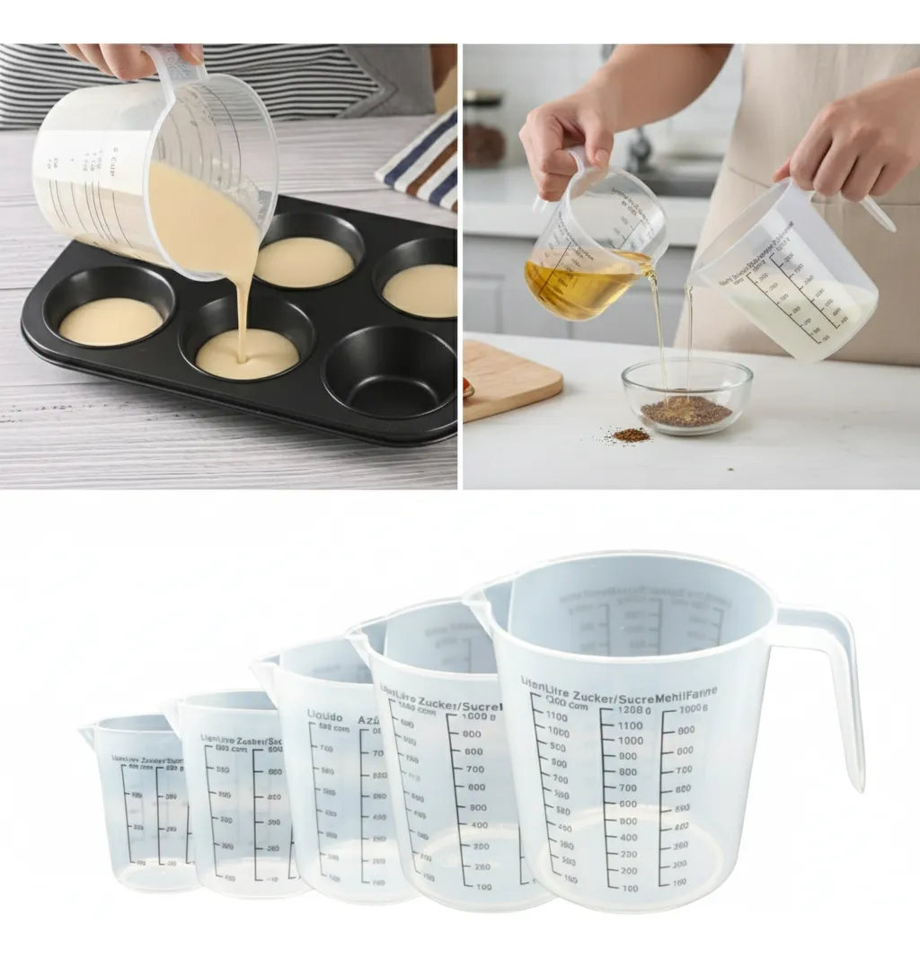 5 Piezas Vasos Medidoras/tazas