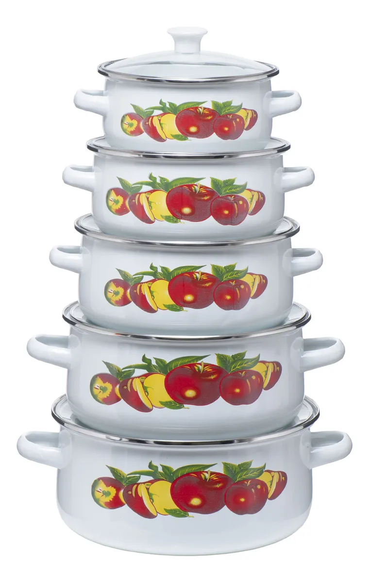 Set De 5 Ollas Cacerolas De Peltre