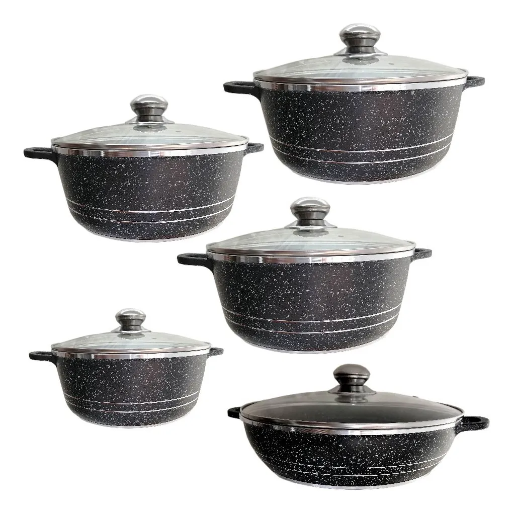 Batería de cocina recubrimiento de granito