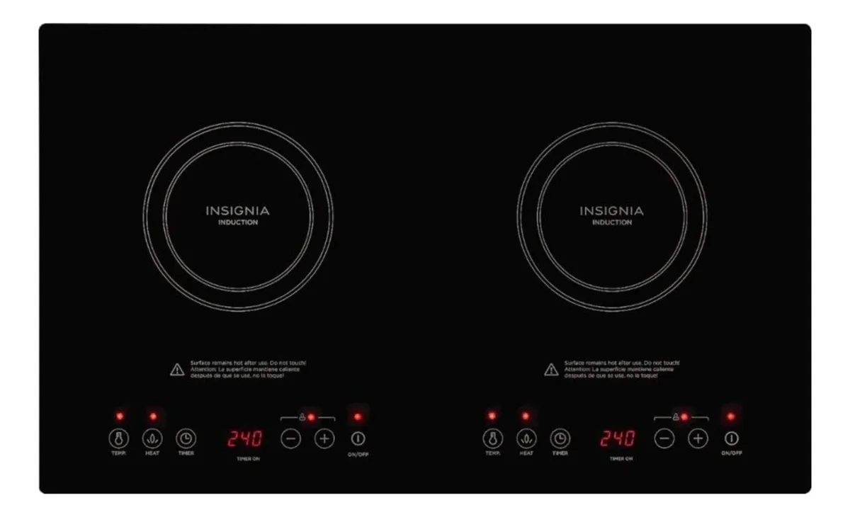 Parrilla Táctil De Inducción Marca Insingia 1500 W 120 V