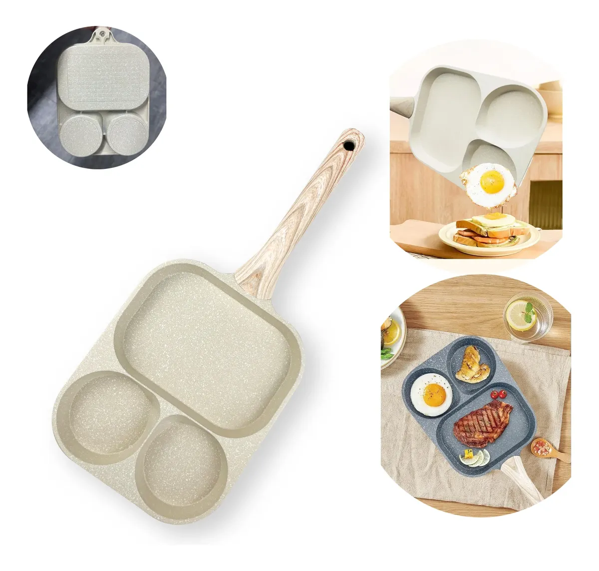 Sartenes Para Huevos Estrellados Hot Cakes Antiadherentes