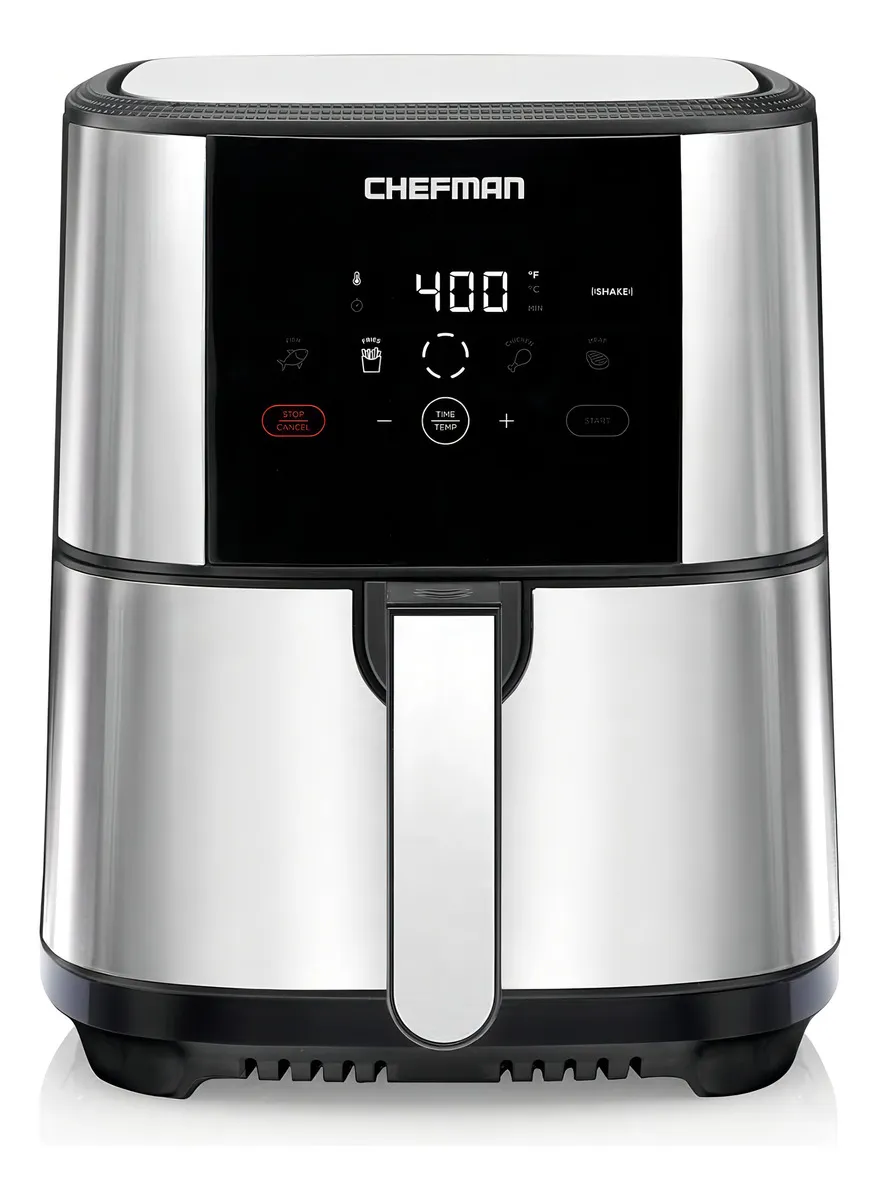Freidora De Aire Chefman Turbotouch 5 L Color Acero