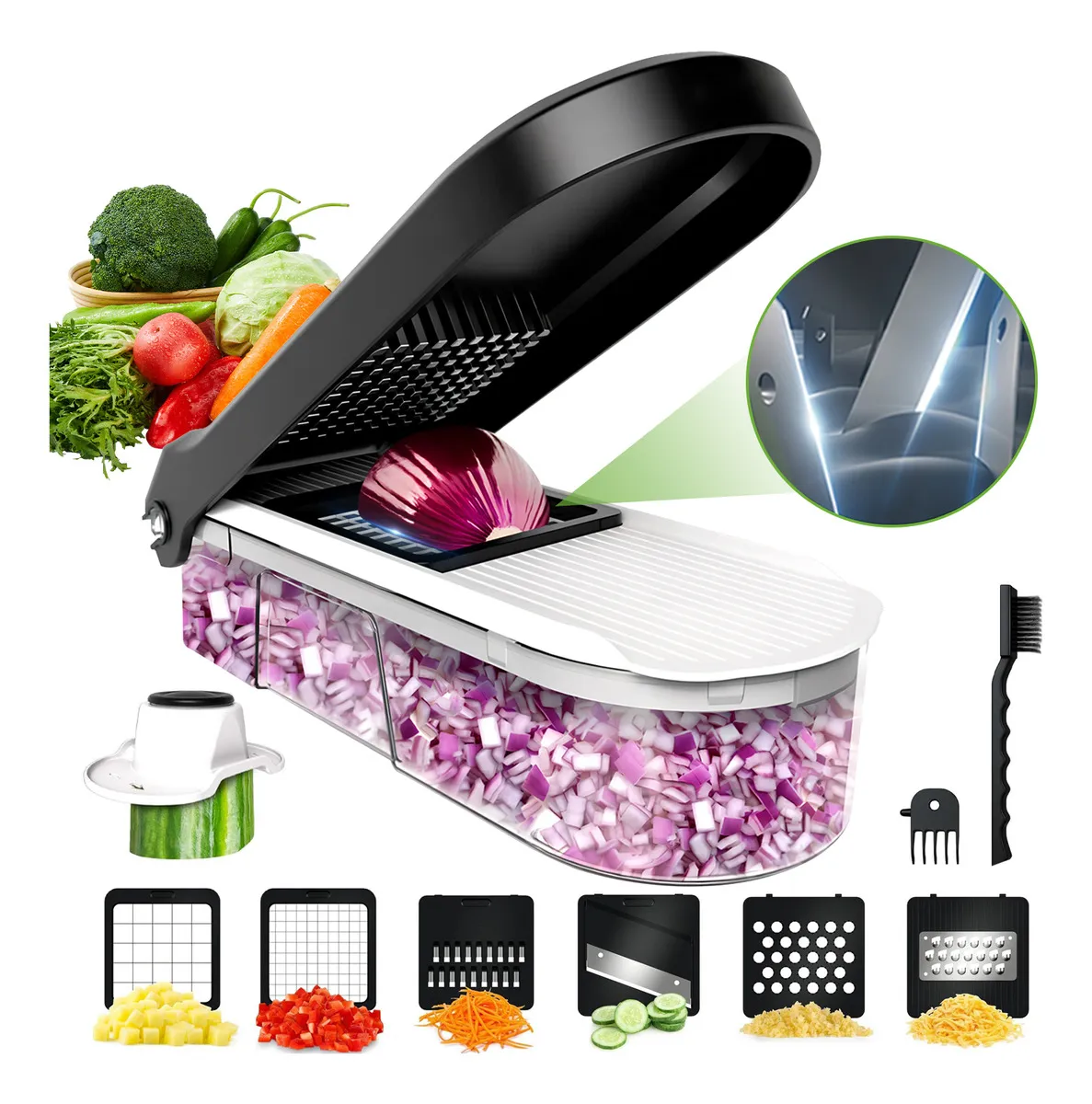 10 en 1 rallador cortador